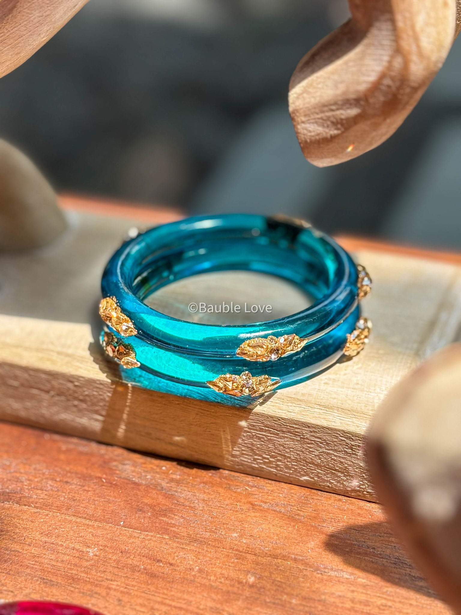 Embellish Glass Bangle