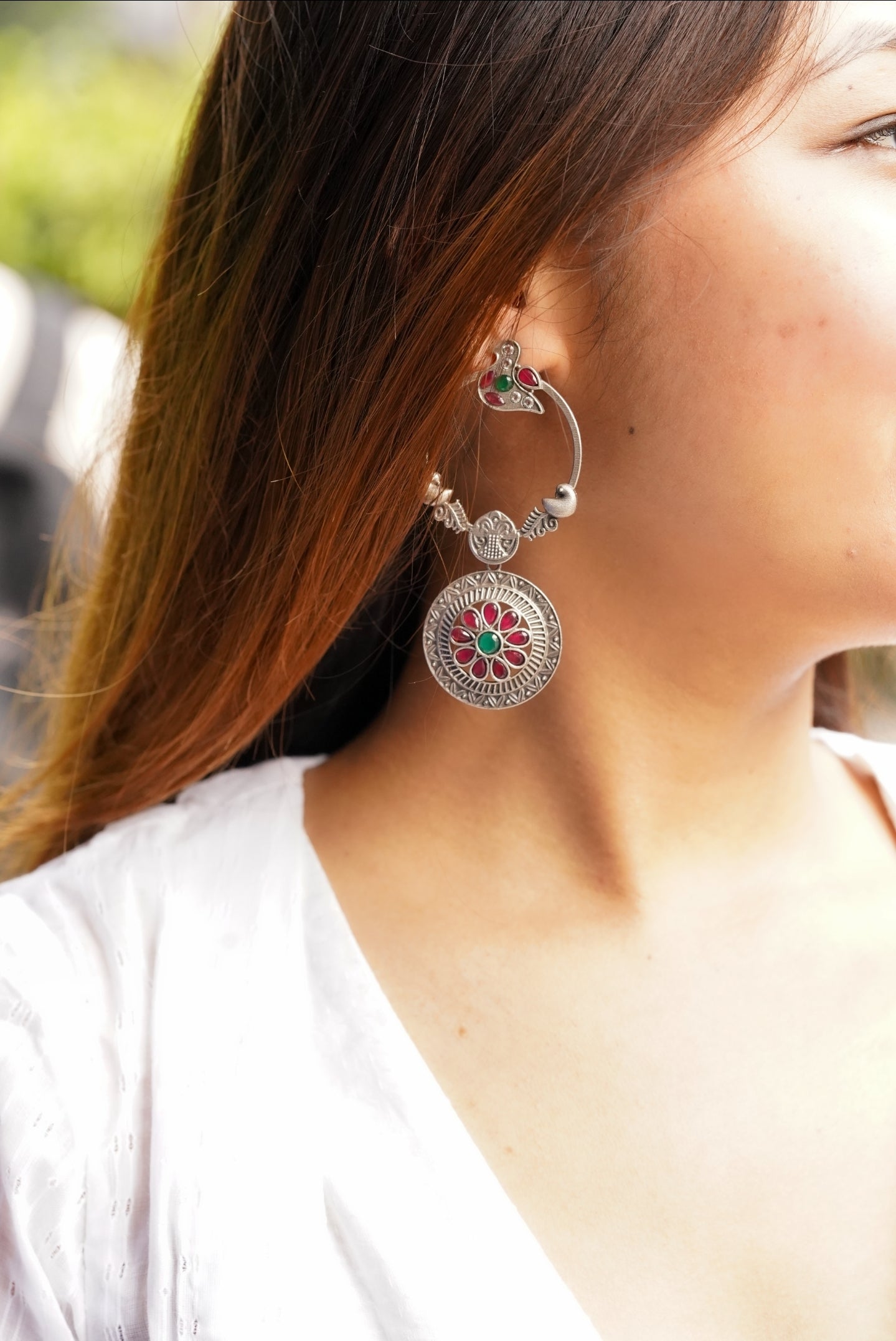 Ziva Brass Earrings