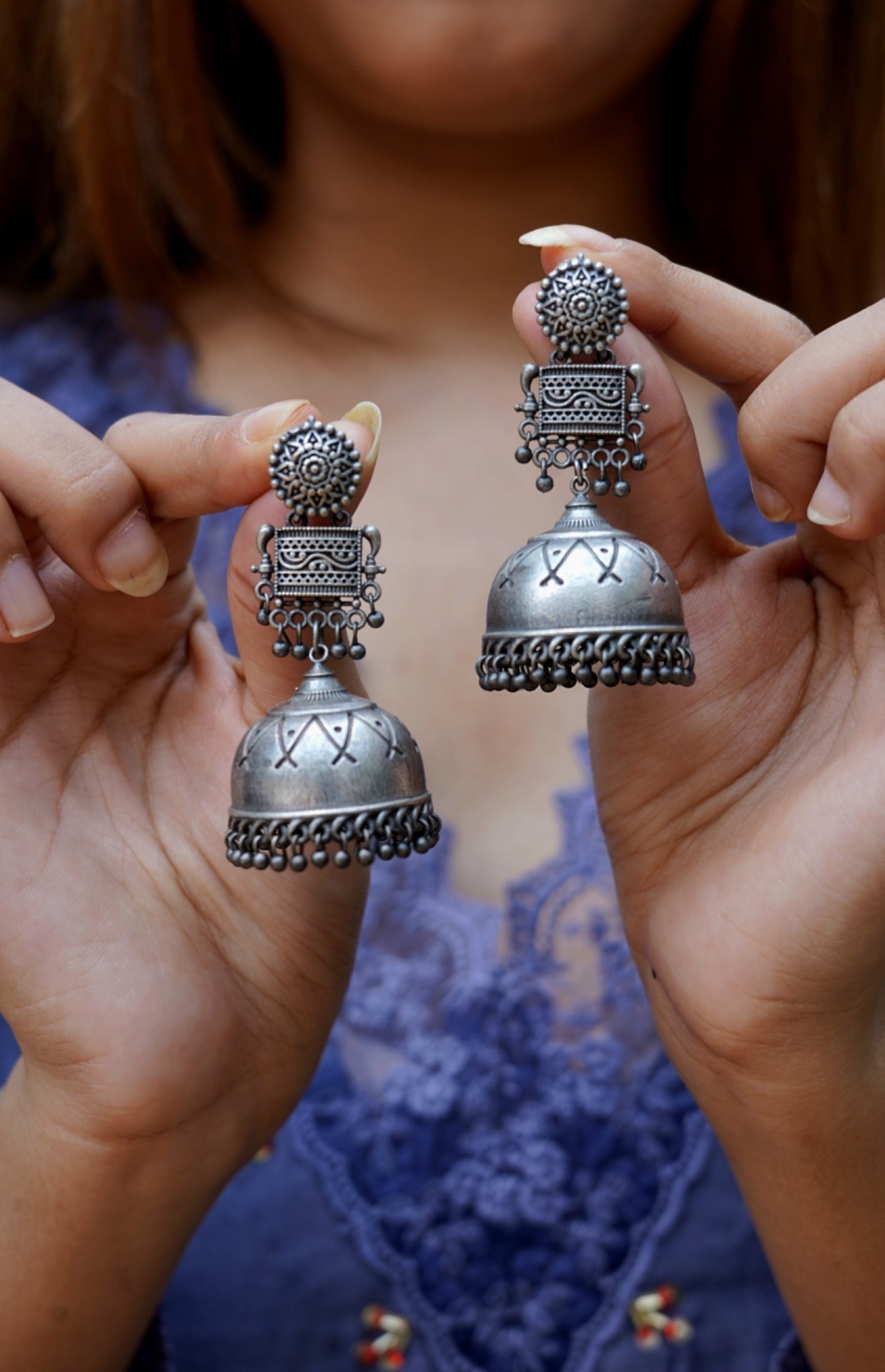 Madhu Brass Earrings