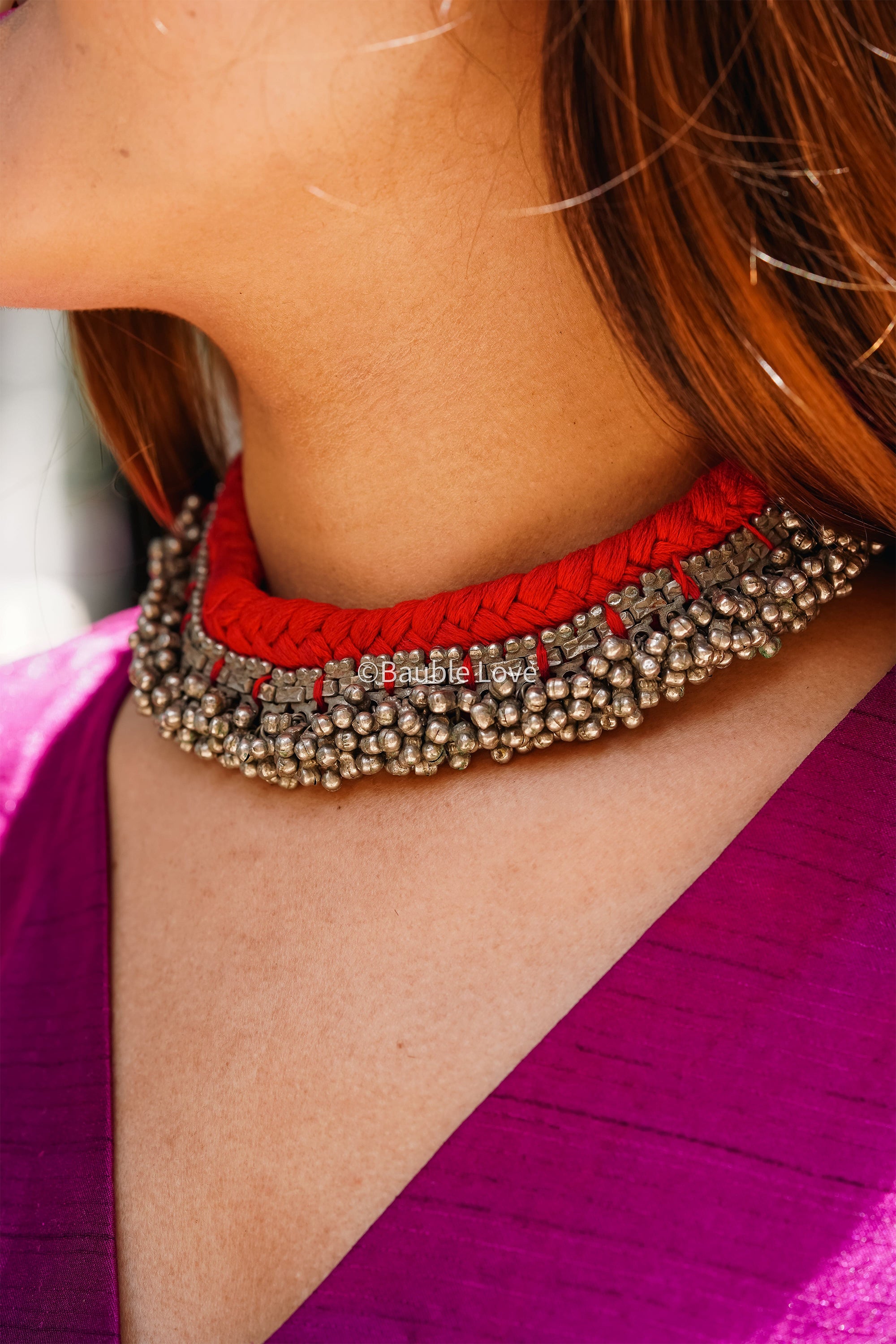Red Lambhani Choker