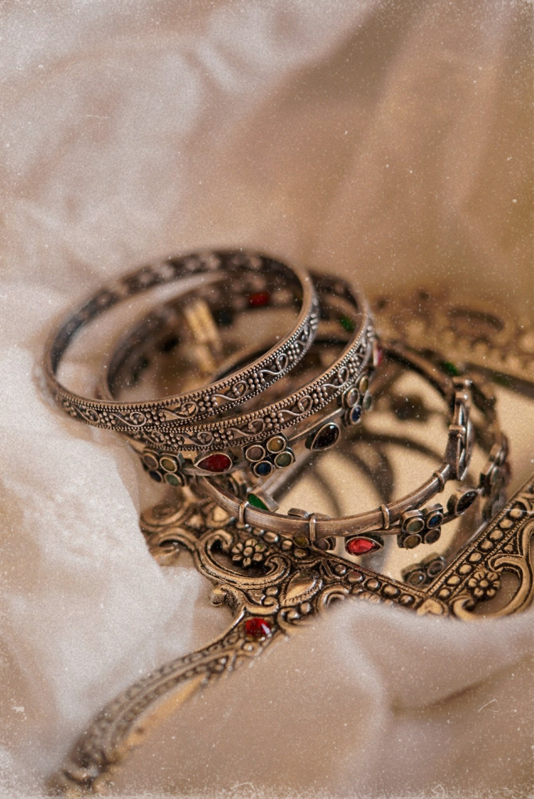 Minimal Filigree Bangle