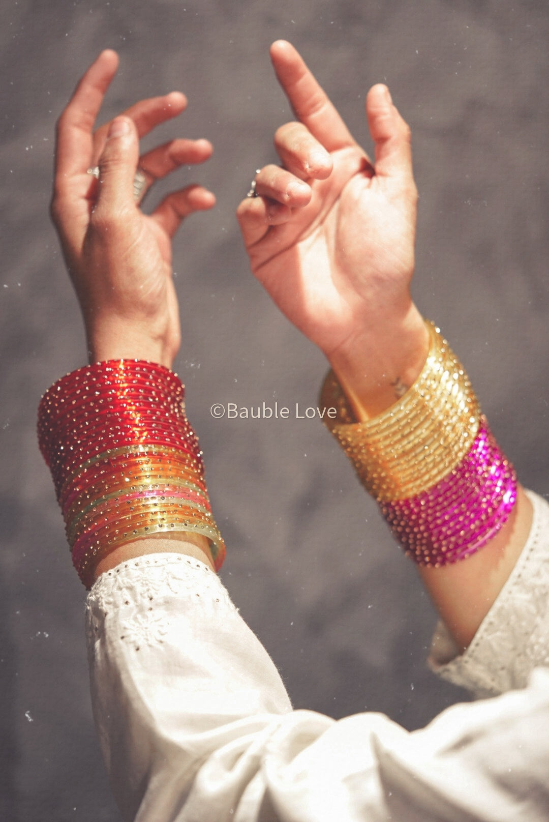 Bahaar Glass Bangle (Set of 12)