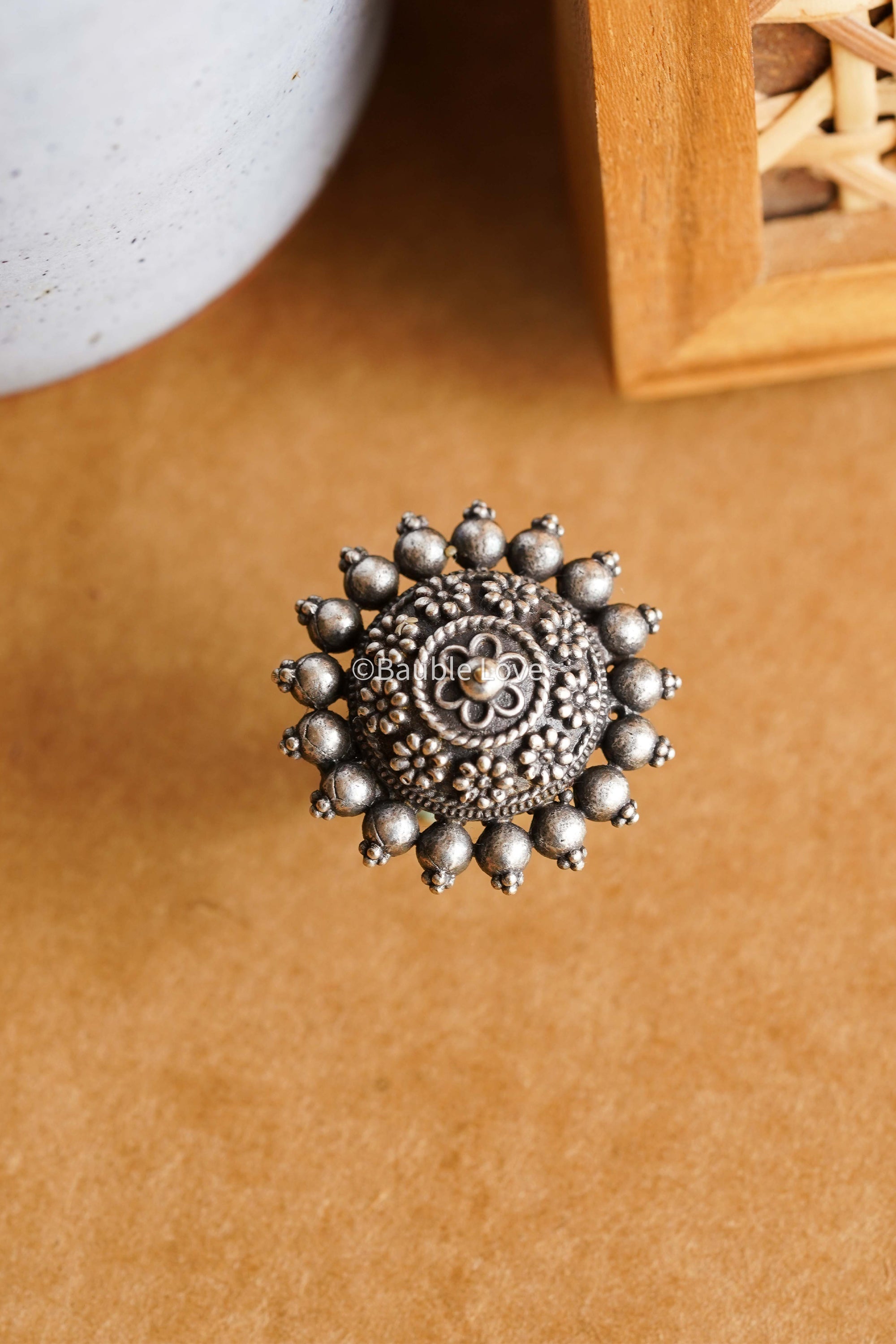 Flora Brass Ring
