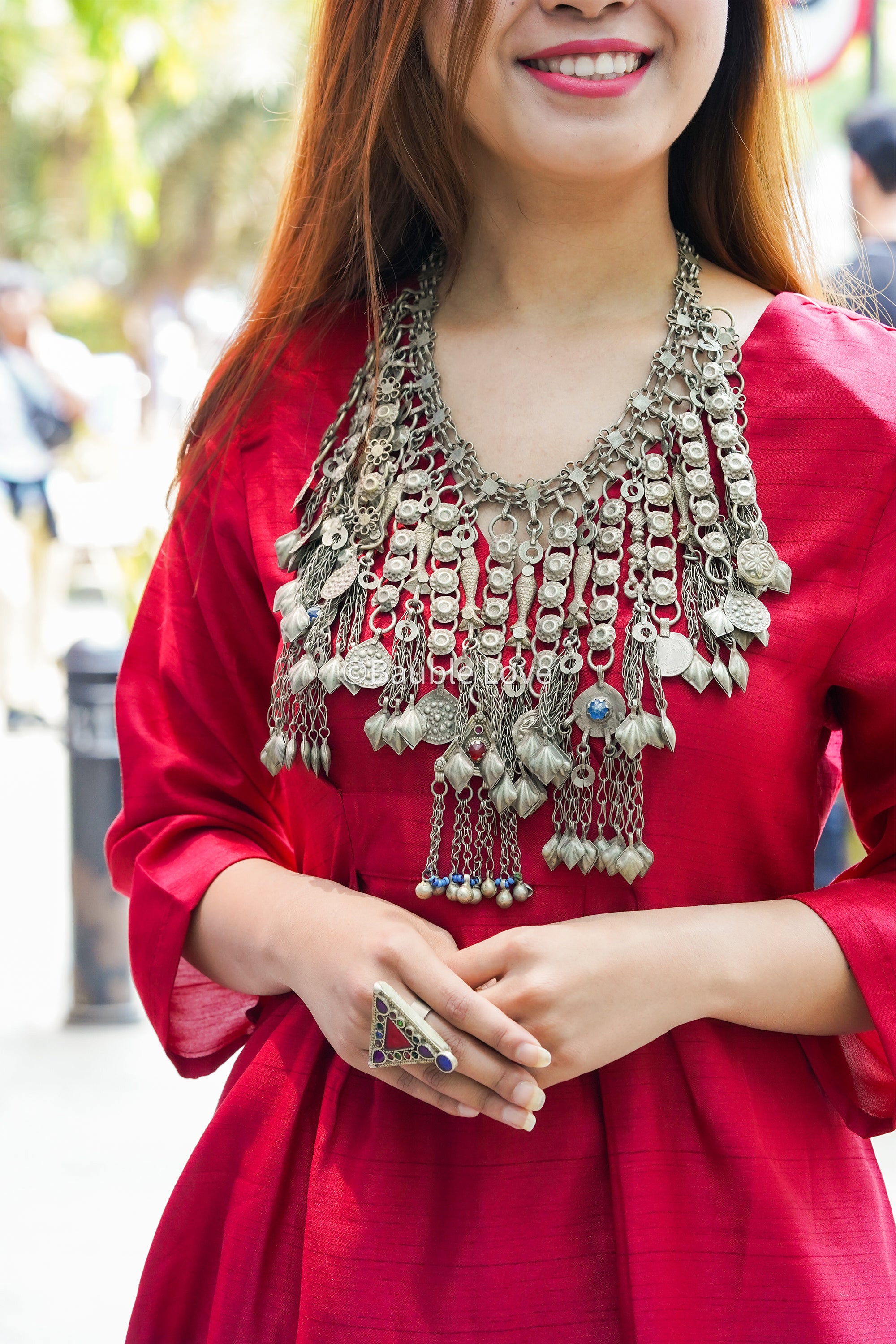Medha Afghan Choker