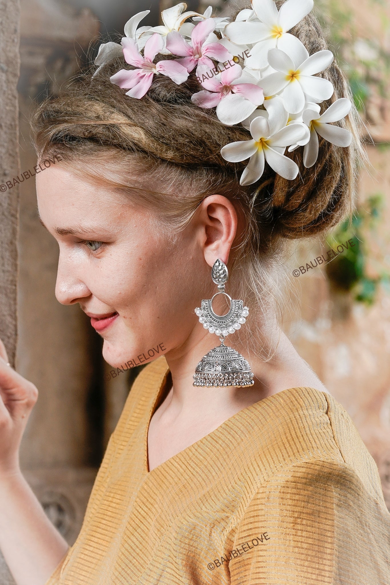 SILVER PEARL EARRINGS - BAUBLE LOVE