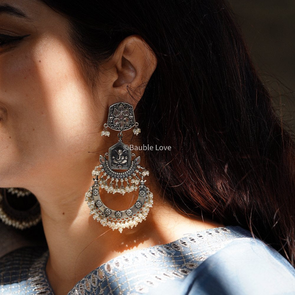 Ganesha Statement Earrings