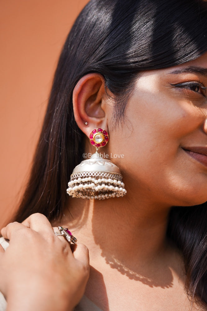 Kanya Brass Earrings