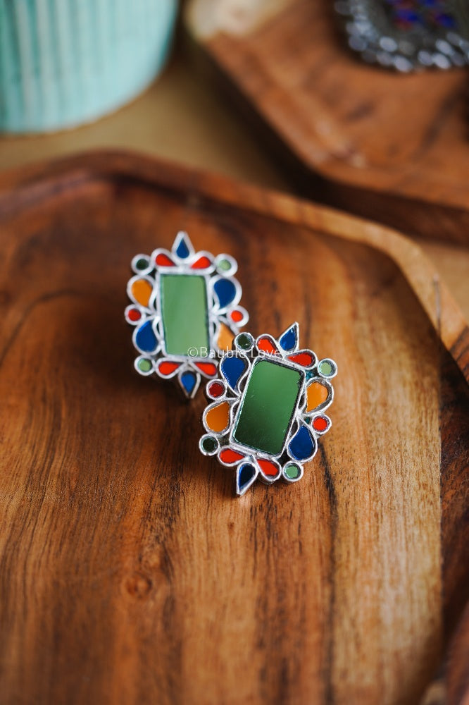 Dhruva Glass Earrings
