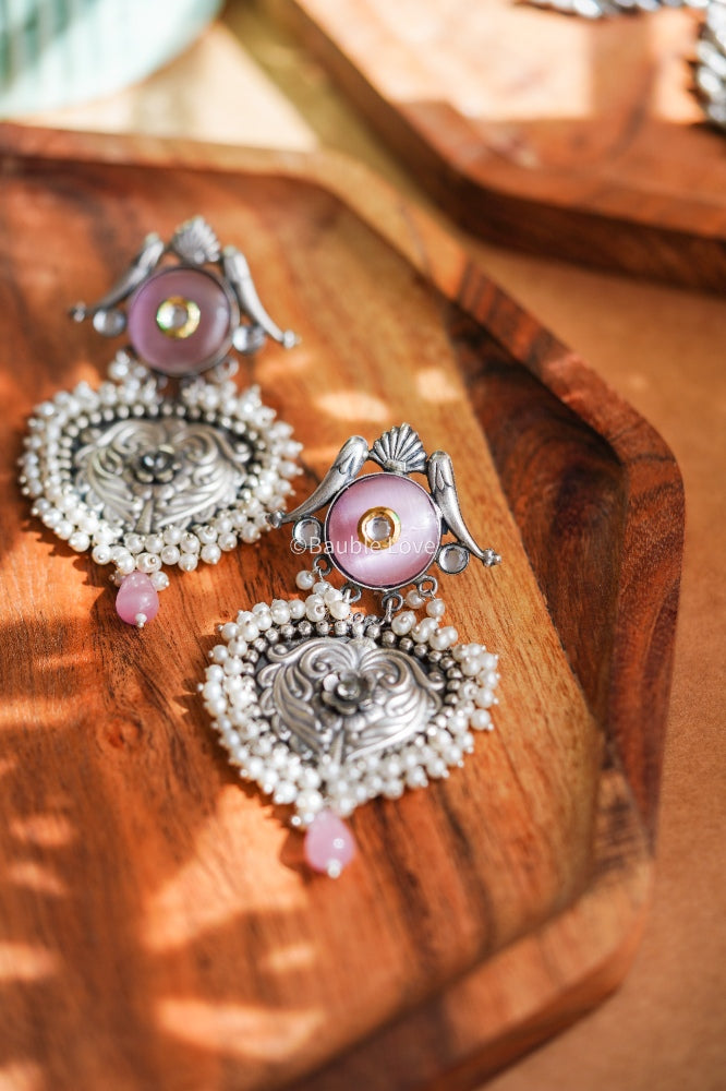 Vidhita Earrings (Pink)
