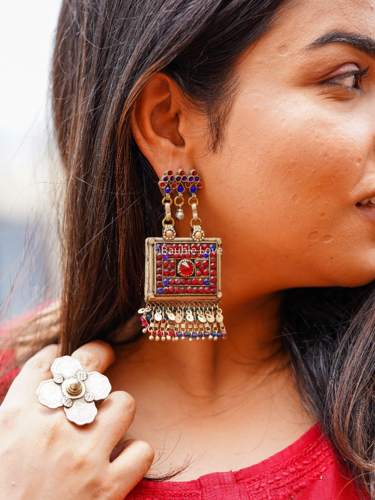 Sahaye Afghan Earrings