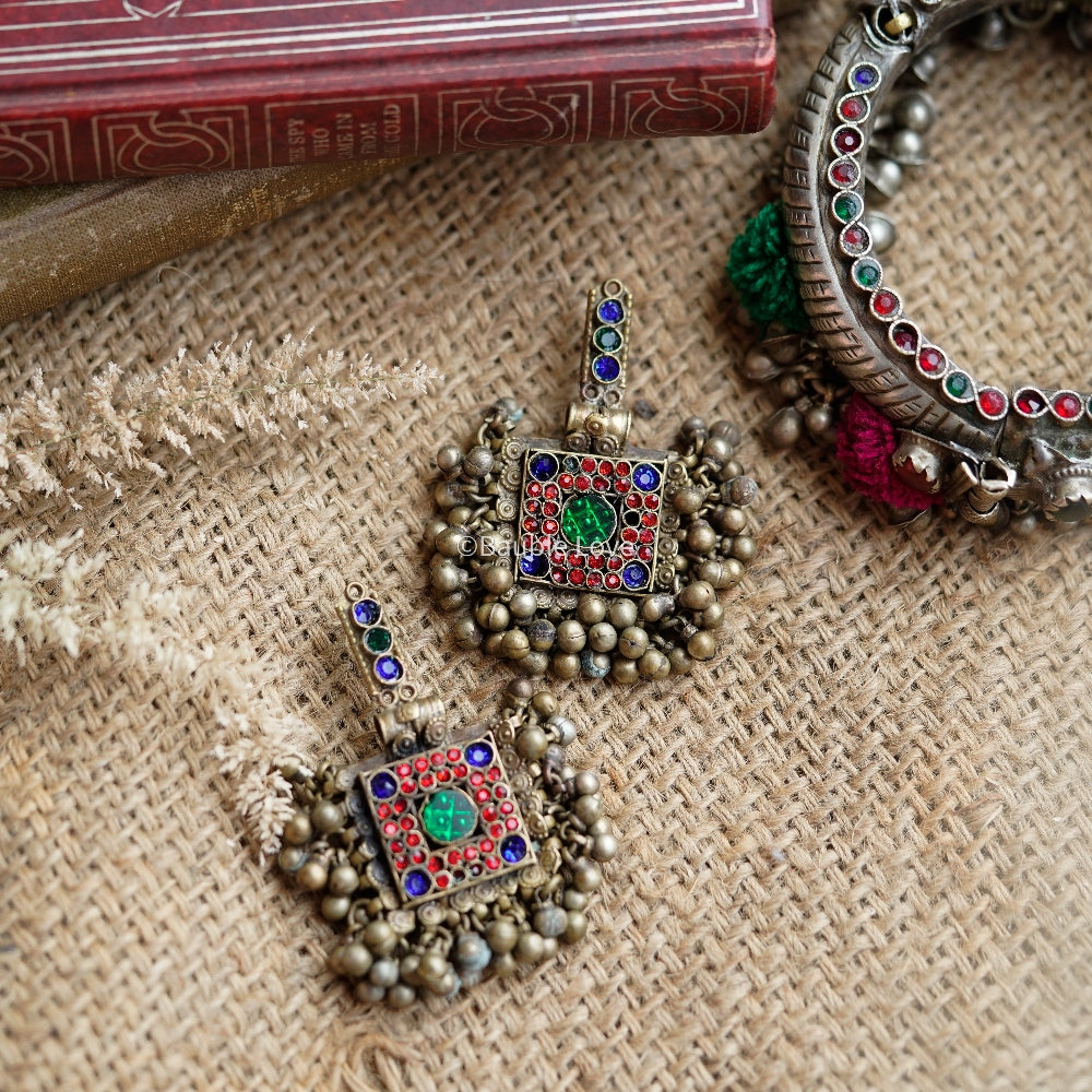 Usha Afghan Earrings