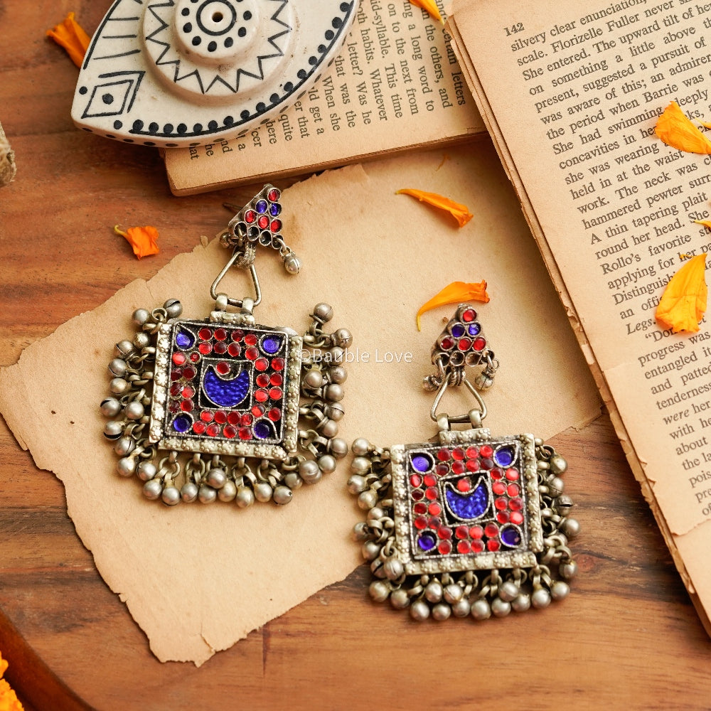 Saki Afghan Earrings