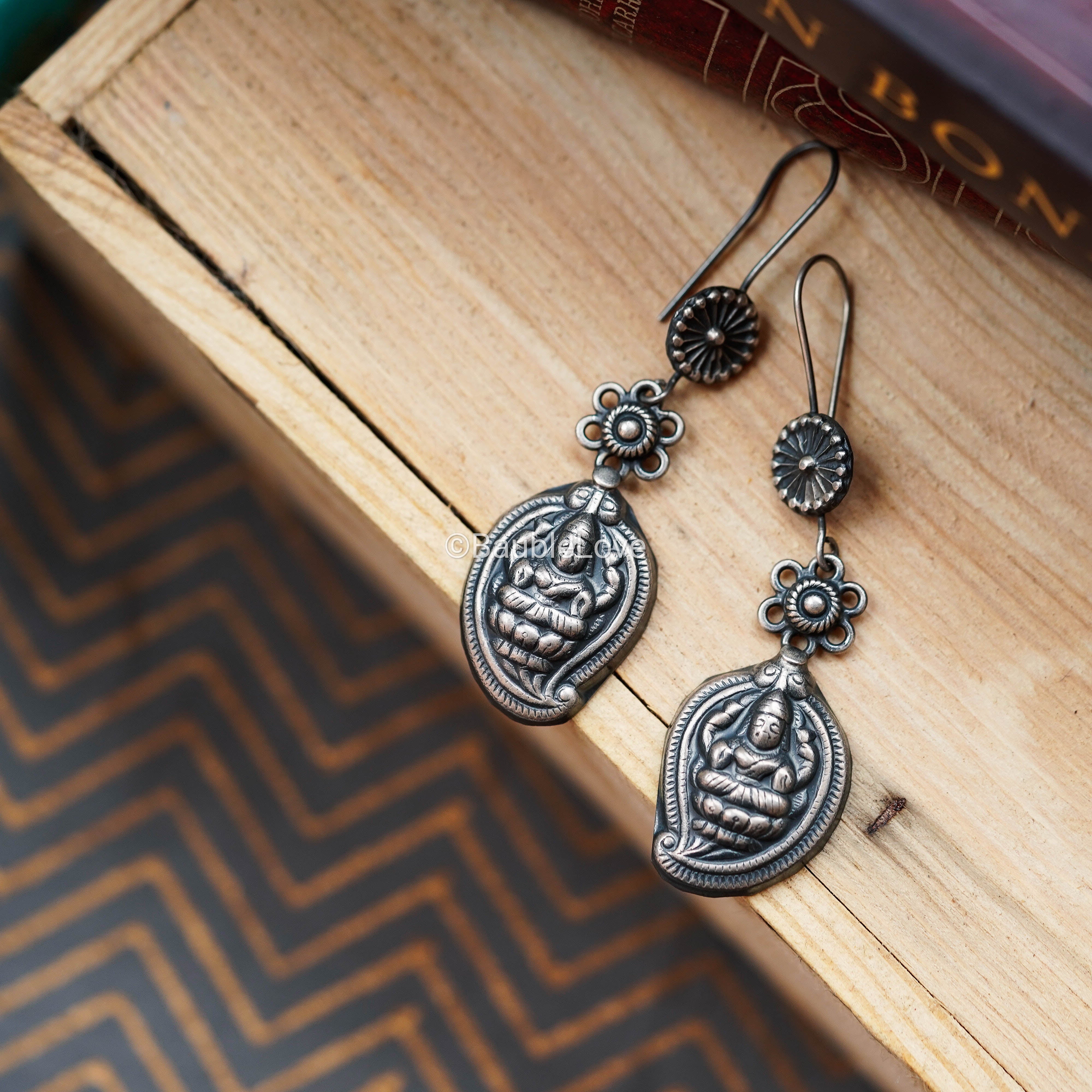 DEVI SILVER EARRINGS (925) - BAUBLE LOVE
