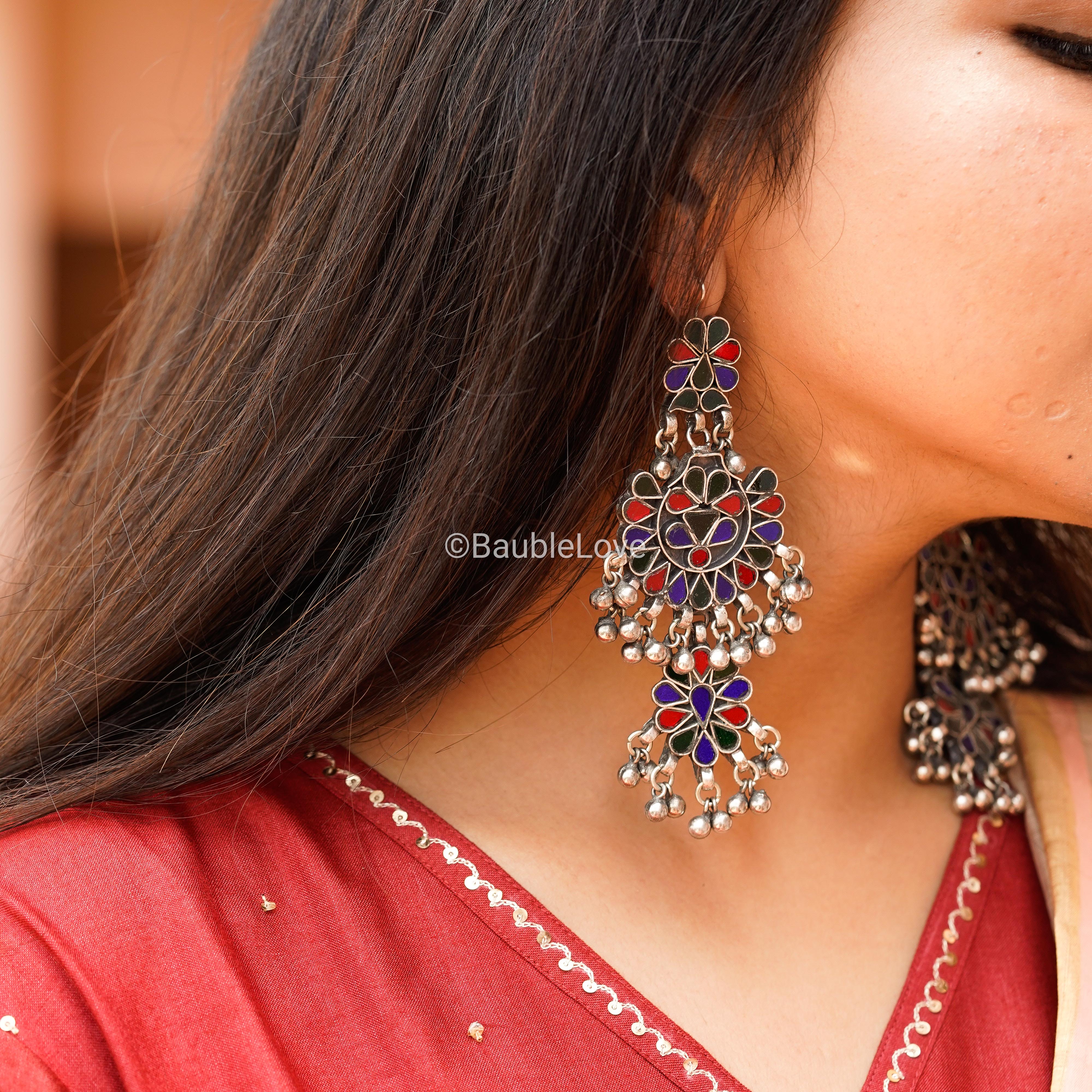 INAYA GLASS EARRINGS - BAUBLE LOVE