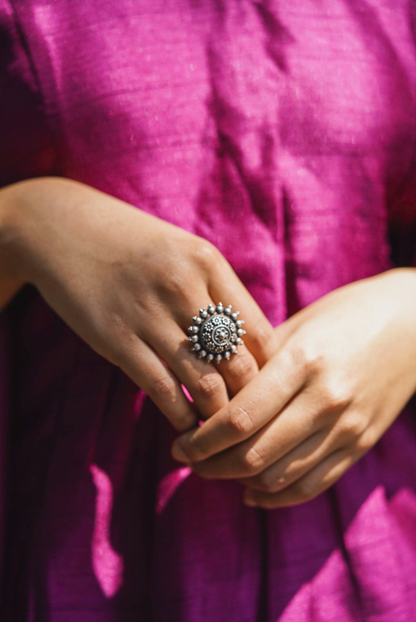 Flora Brass Ring