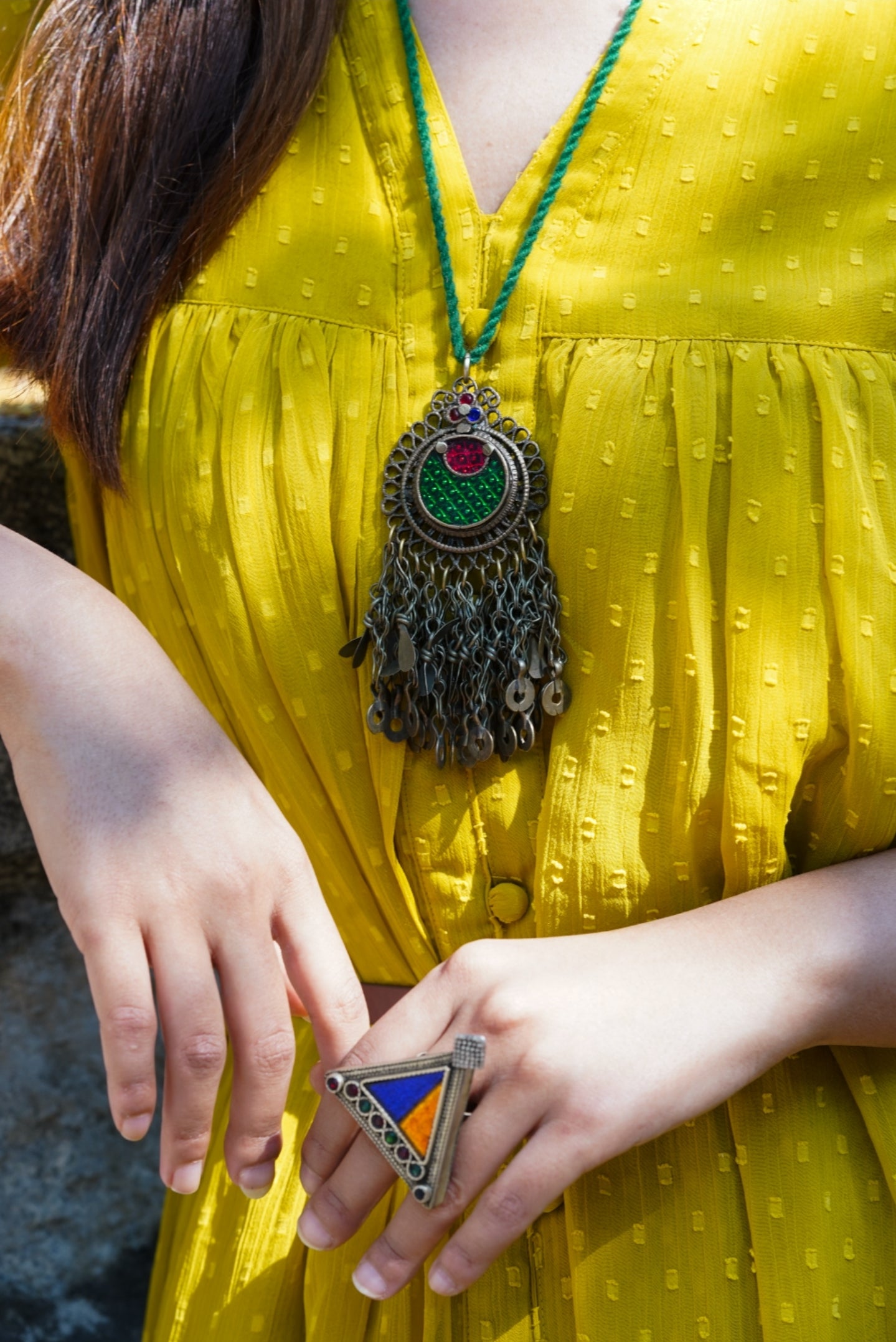 Veena Afghan Necklace