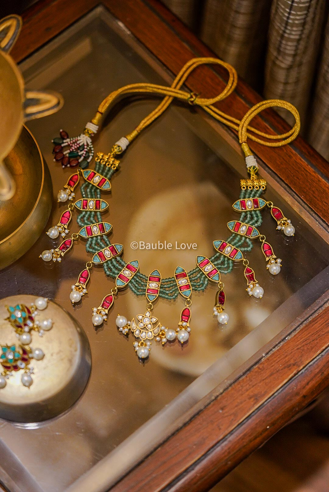 Milan Jadau Choker (Multicolour)