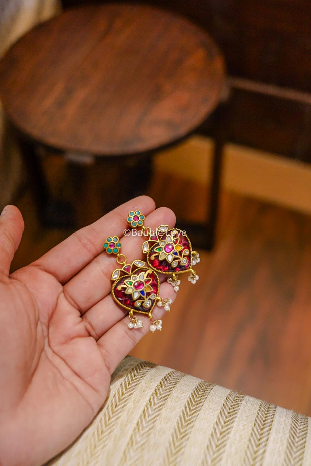Zuna Jadau Earrings