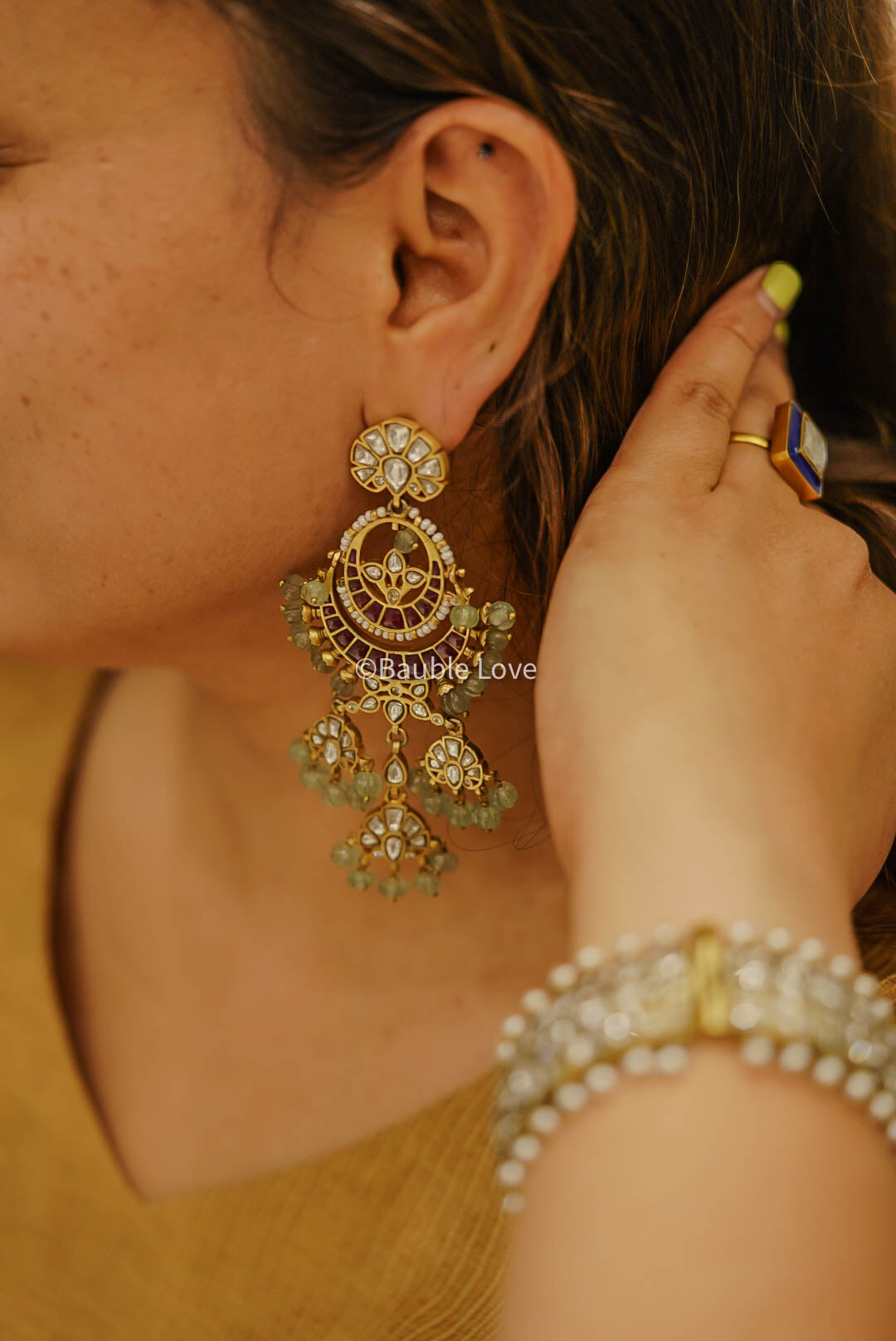 Nandana Jadau Earrings