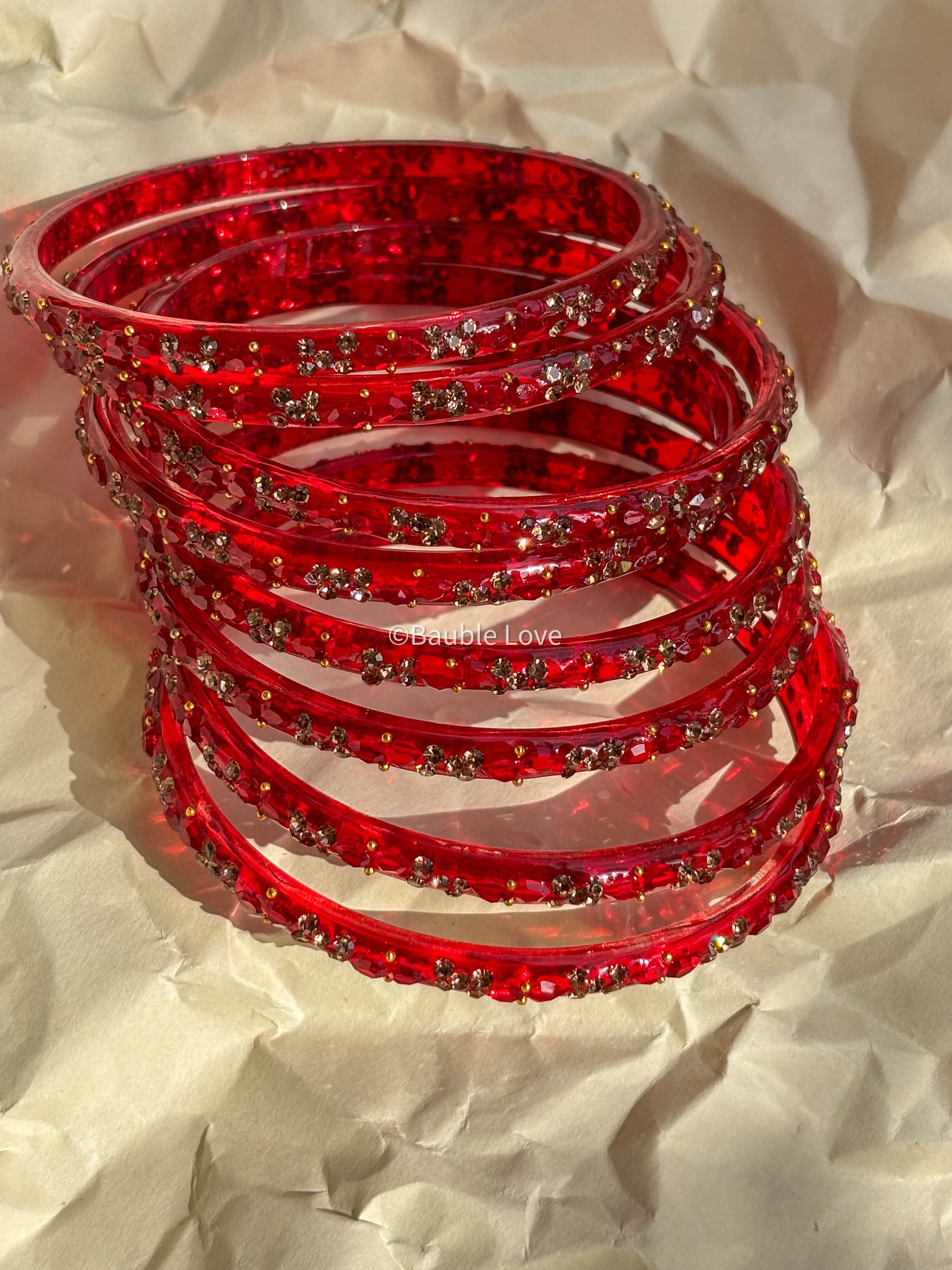 Oman Glass Bangle (Set of 8)