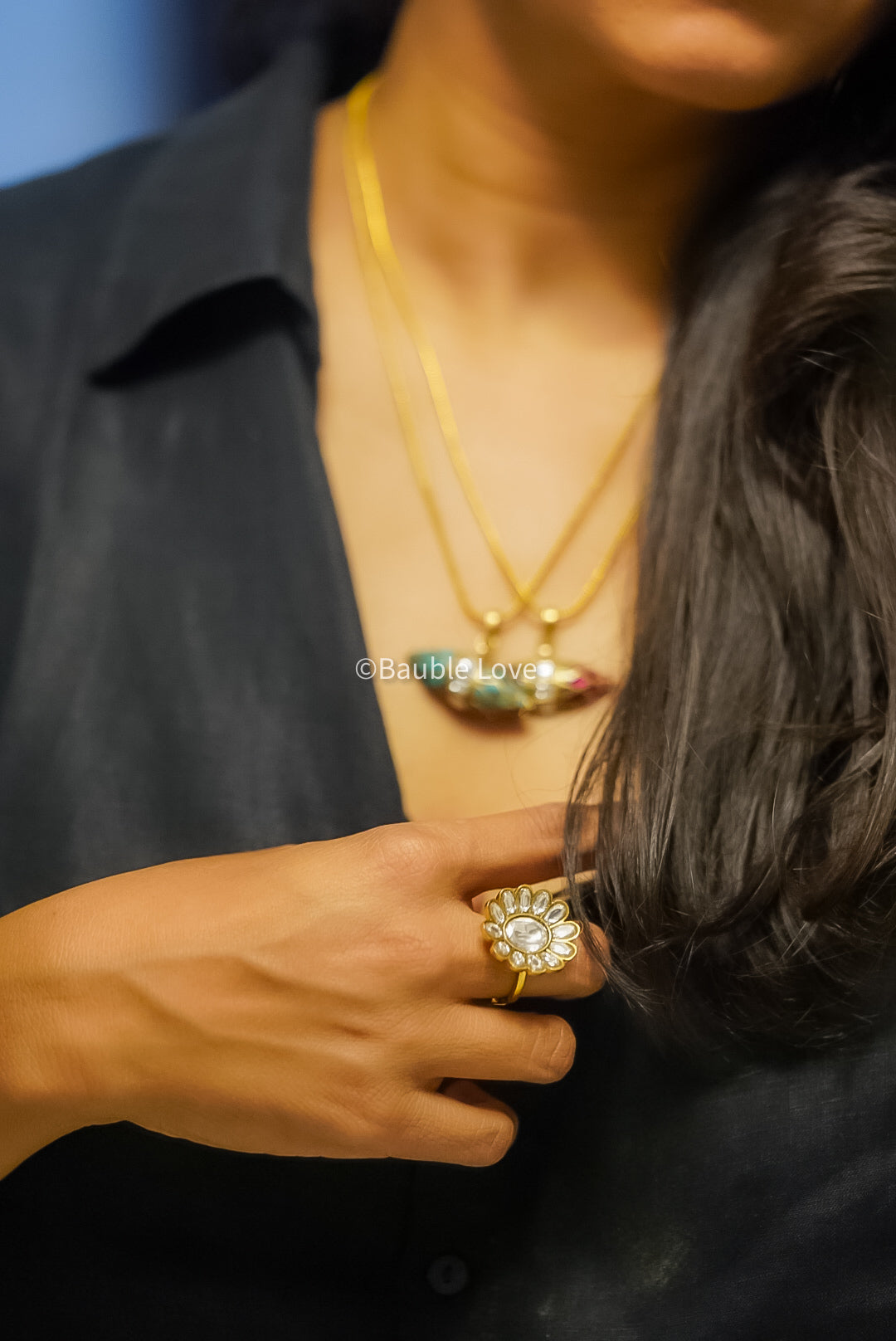 Chandrika Jadau Ring