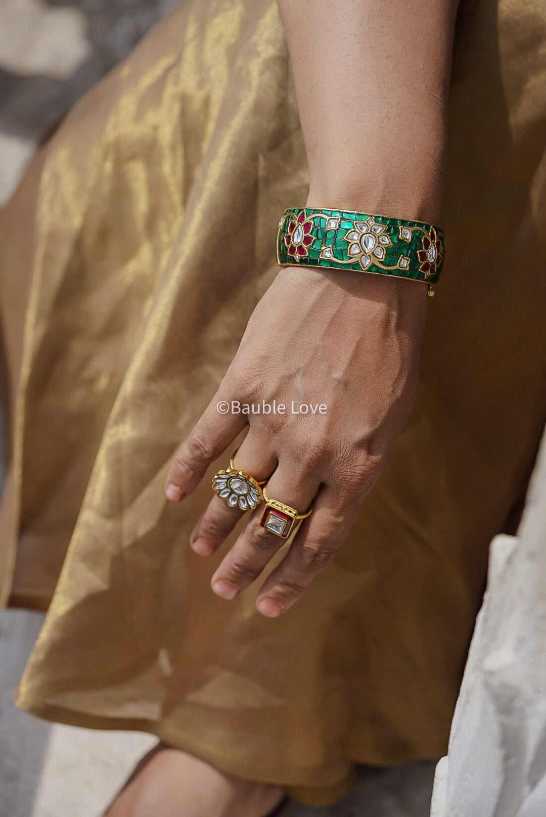 Nischa Jadau Cuff (Multicolour)