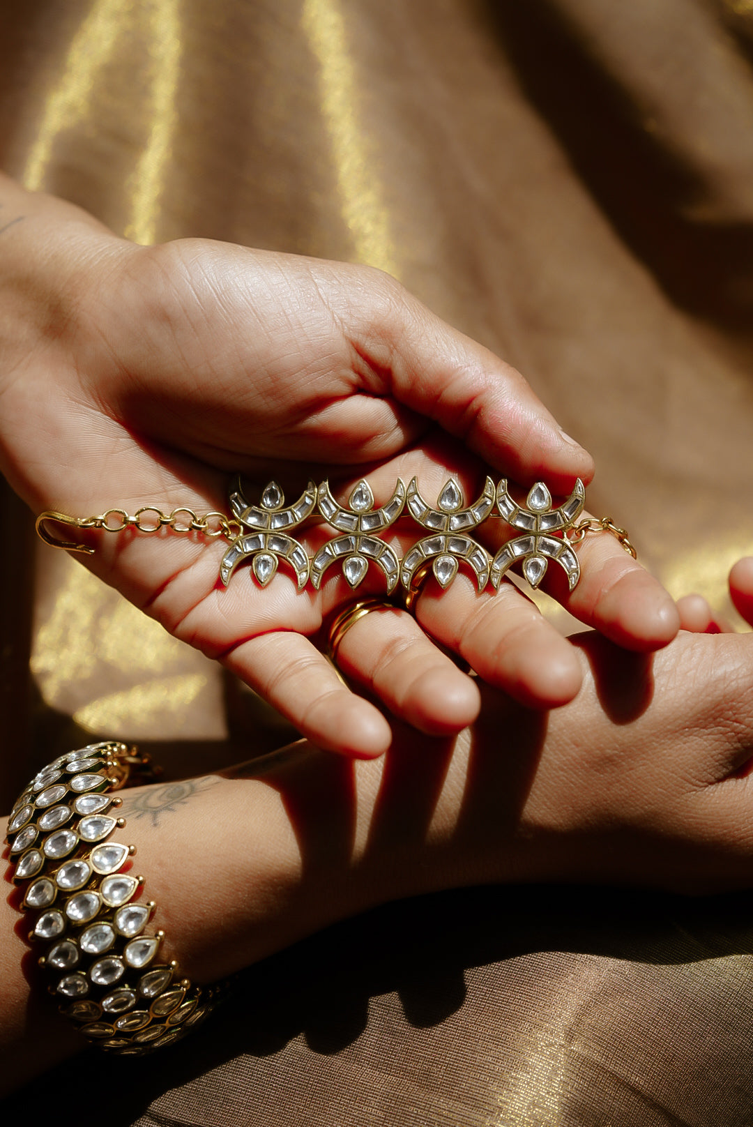 Vrinda Jadau Bracelet