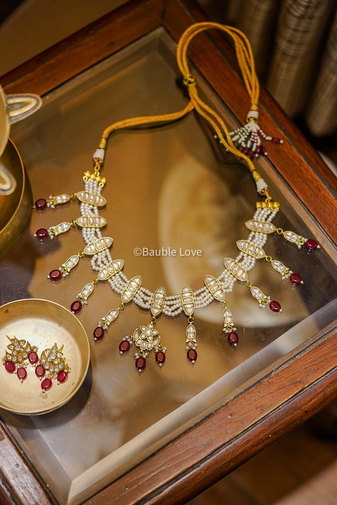Milan Jadau Choker (White)