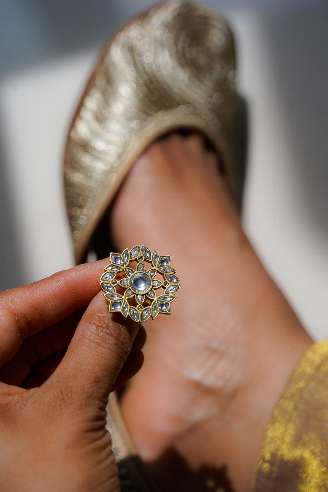 Dhruva Jadau Ring