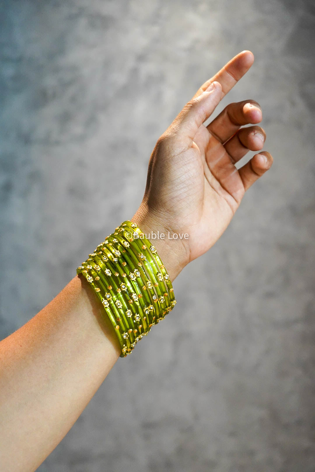 Tyohaar Glass Bangle (Set of 12)