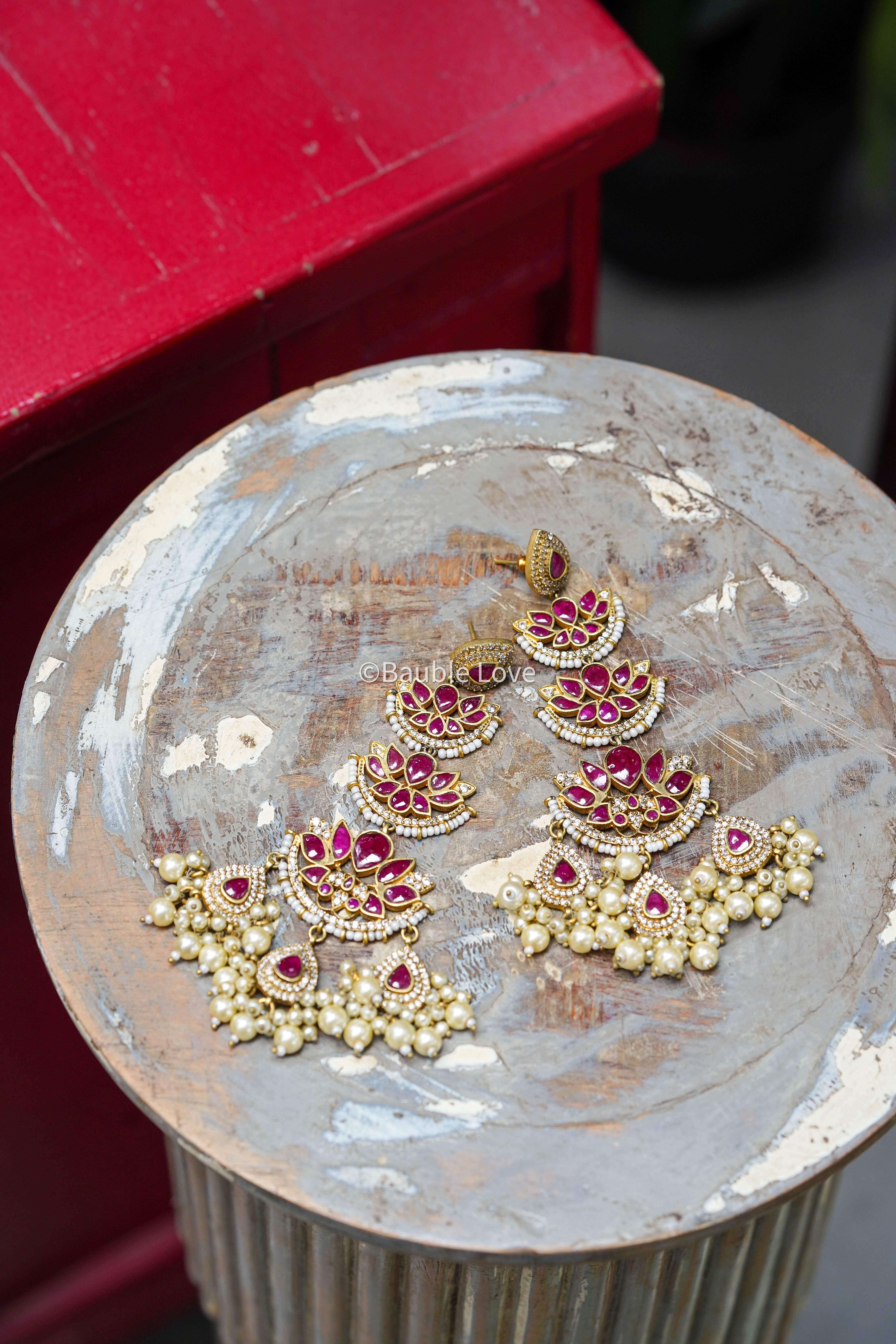 Vidya Jadau Earrings