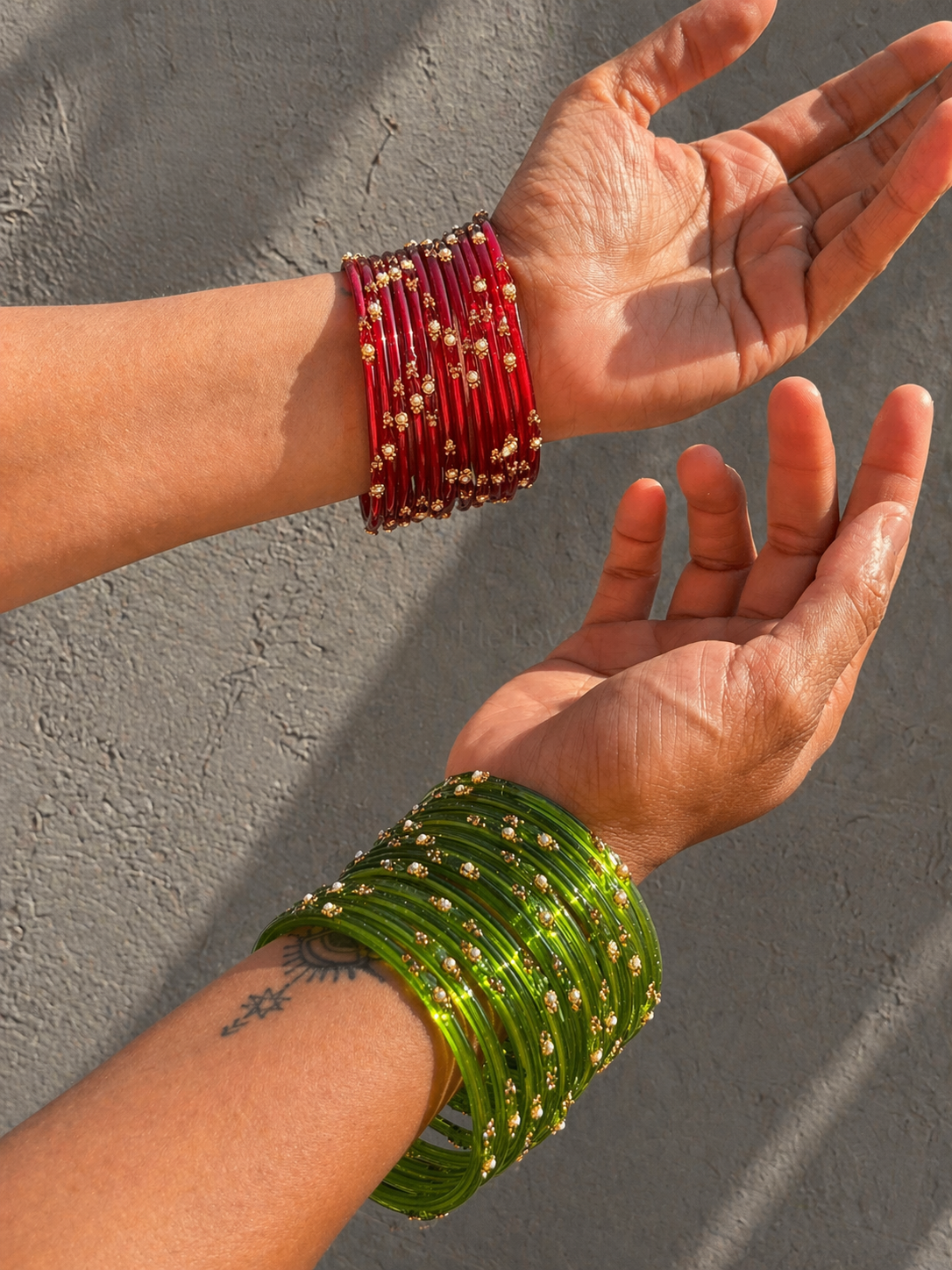 Tanaaz Glass Bangle (Set of 12)