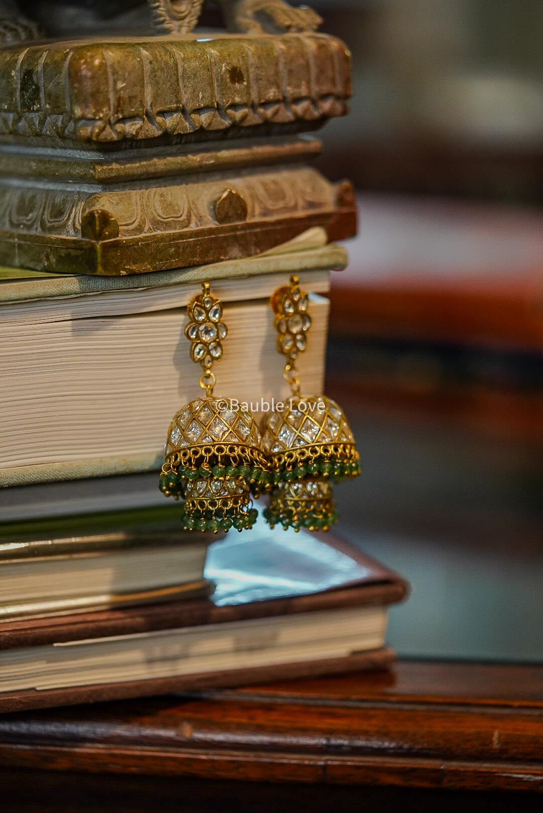 Zubeda Jadau Jhumka Earrings