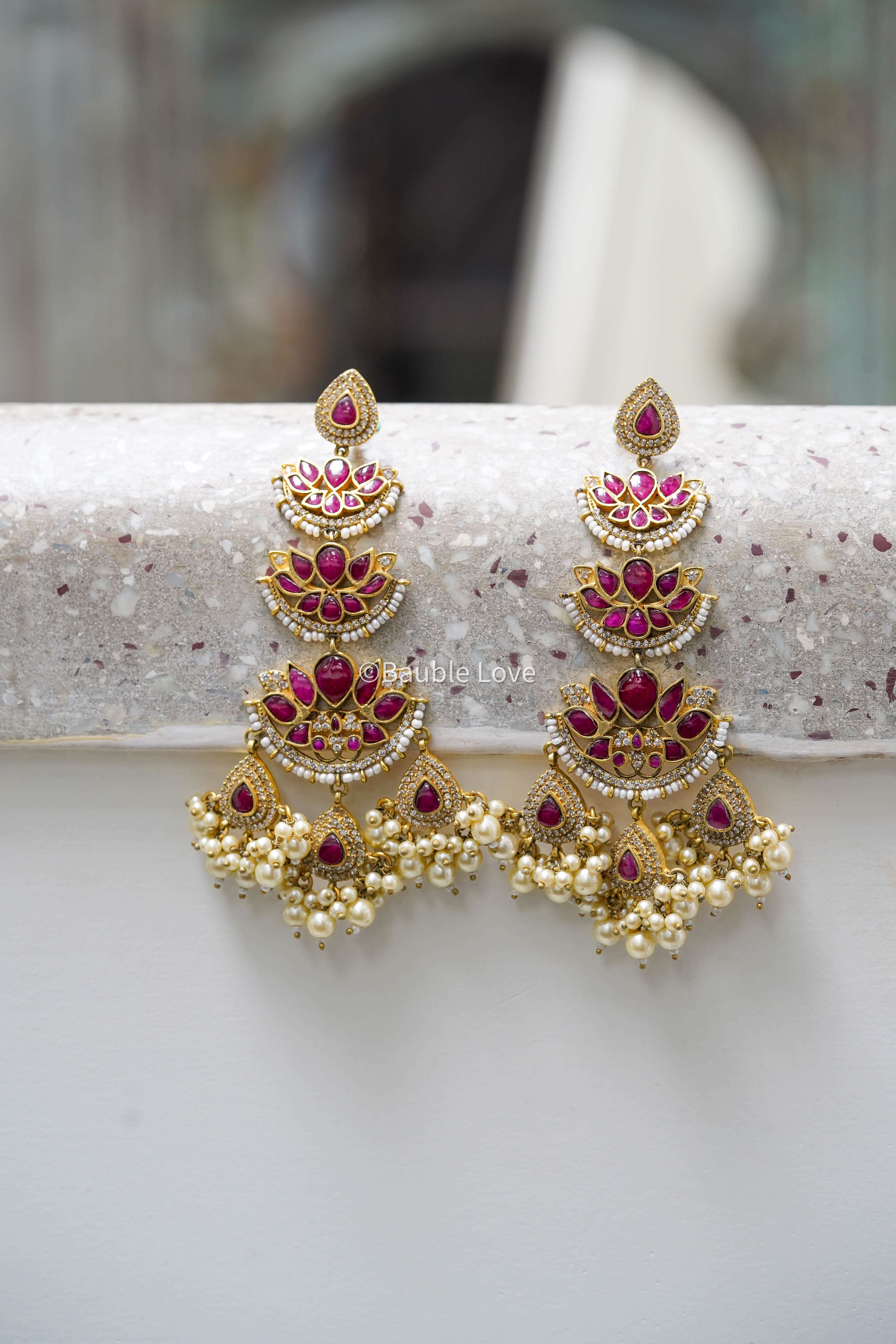 Vidya Jadau Earrings