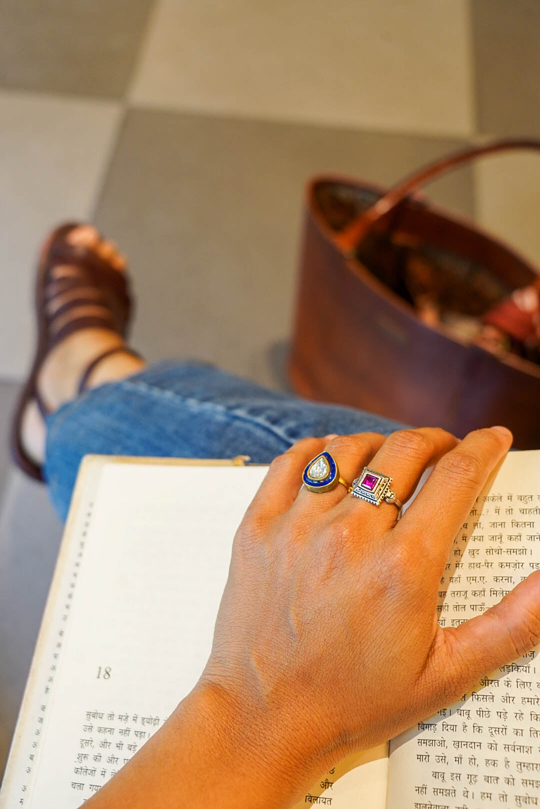 Chauras Jadau Ring