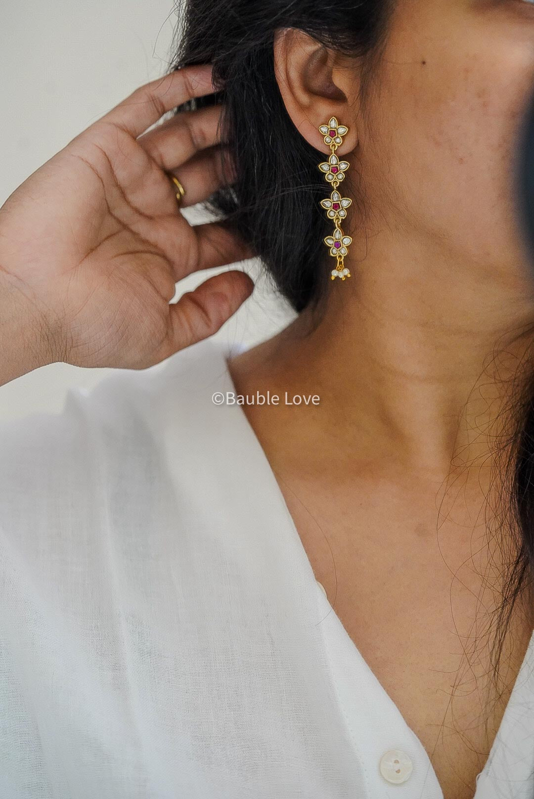 Mira Jadau Earrings