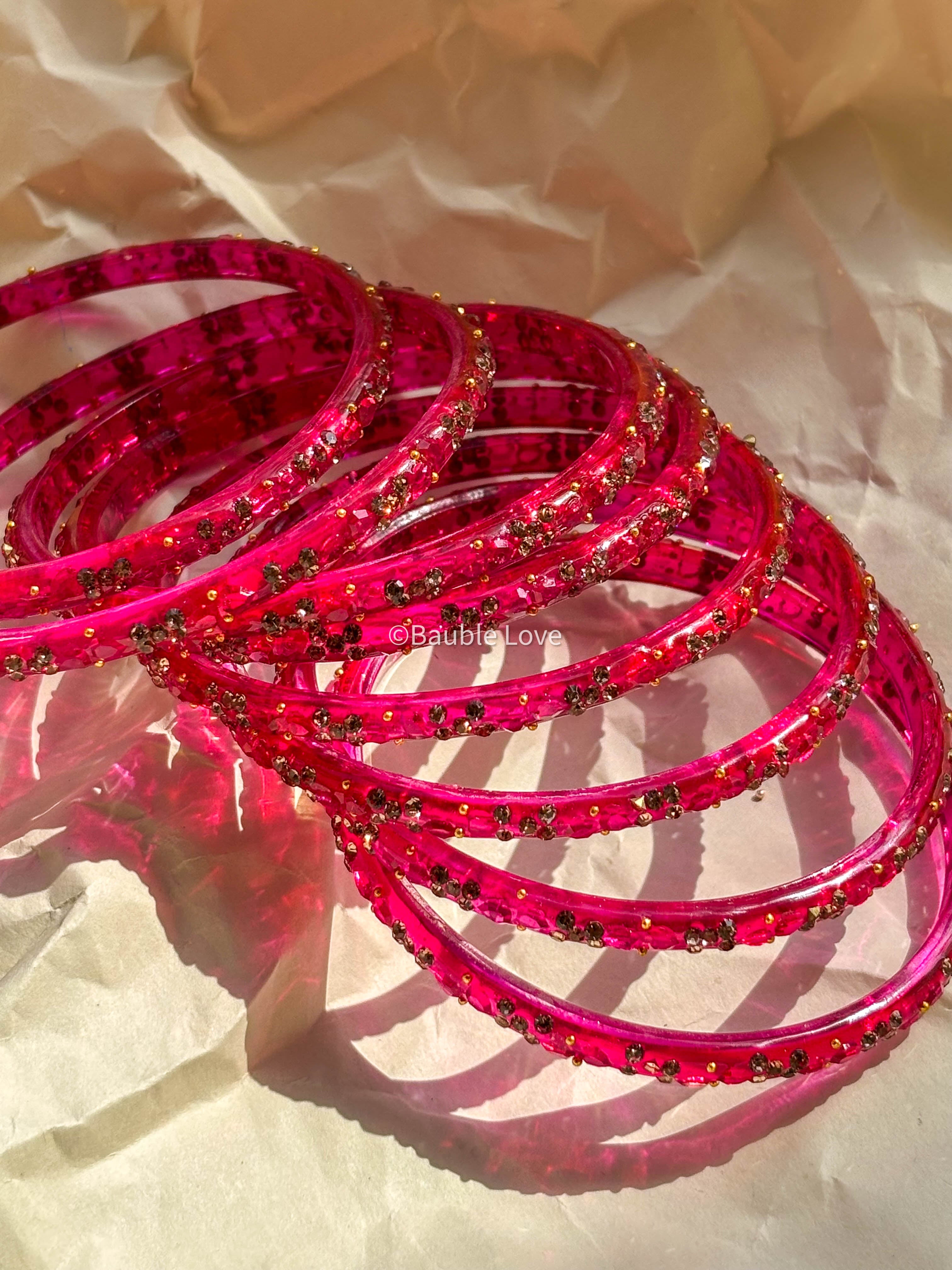 Oman Glass Bangle (Set of 8)