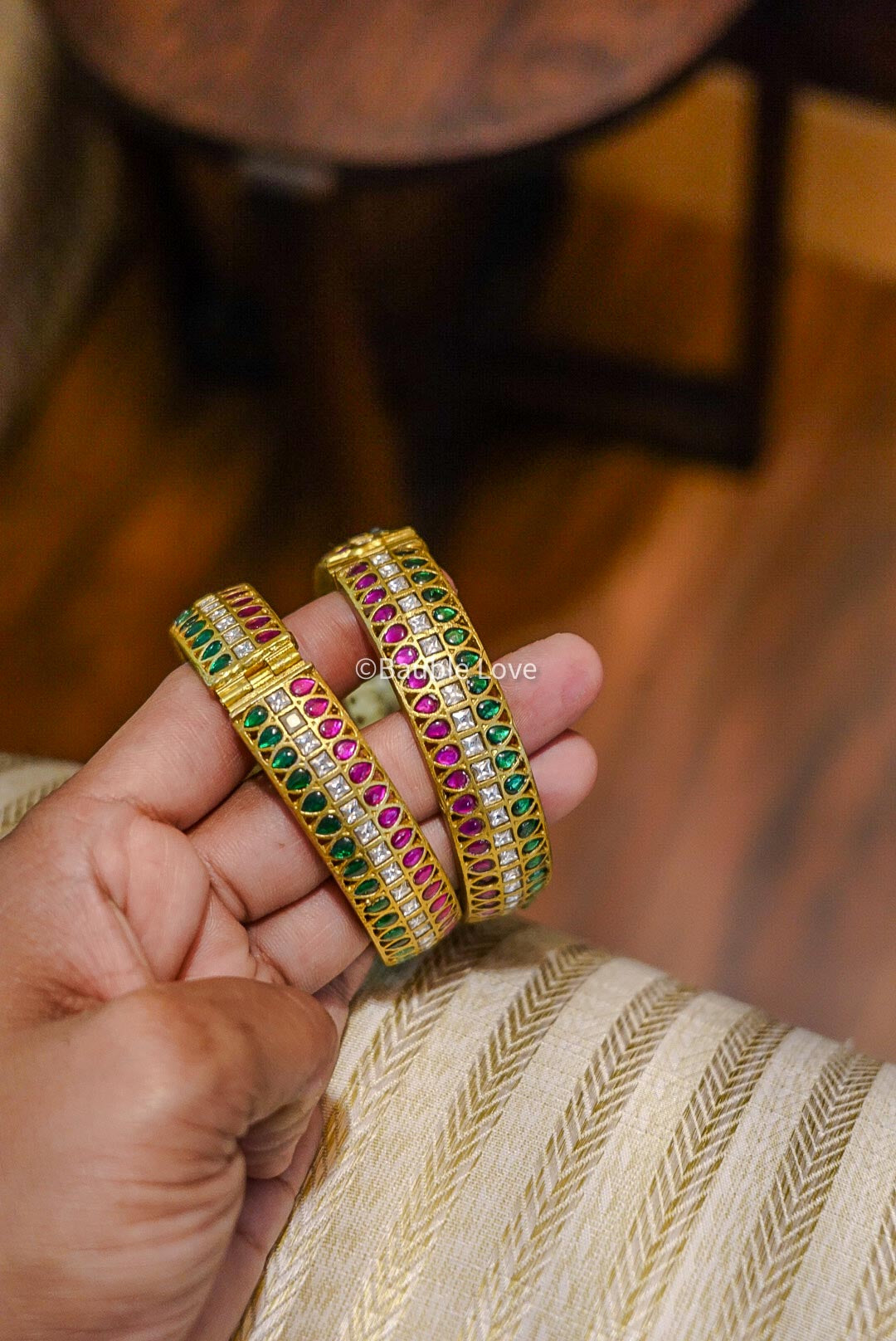 Bhuvanya Jadau Cuff