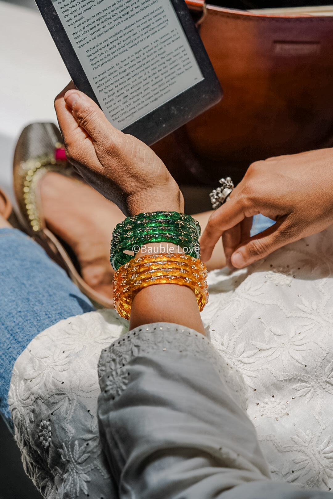 Prisha Glass Bangle (Set of 4)