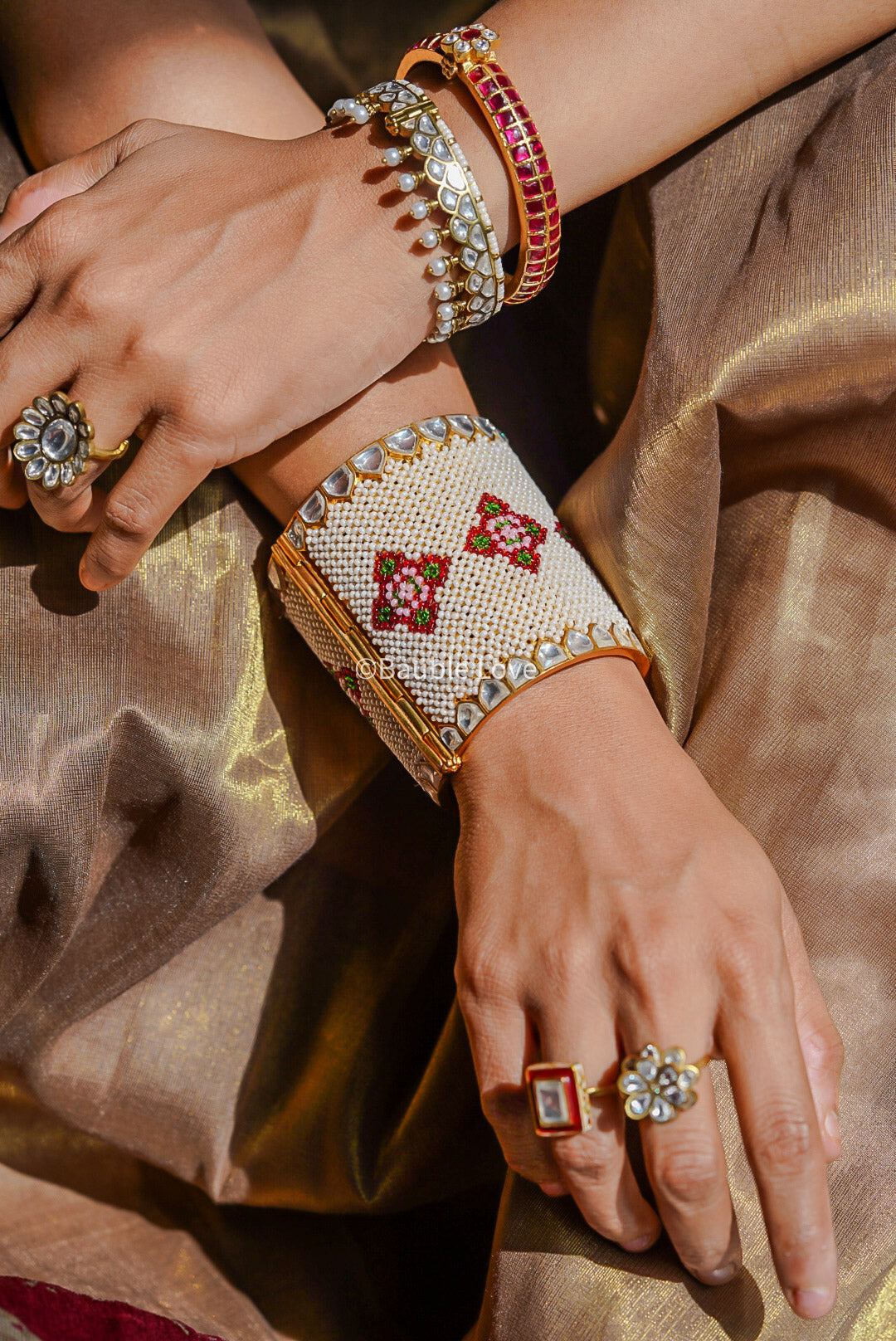 Mudra Jadau Cuff