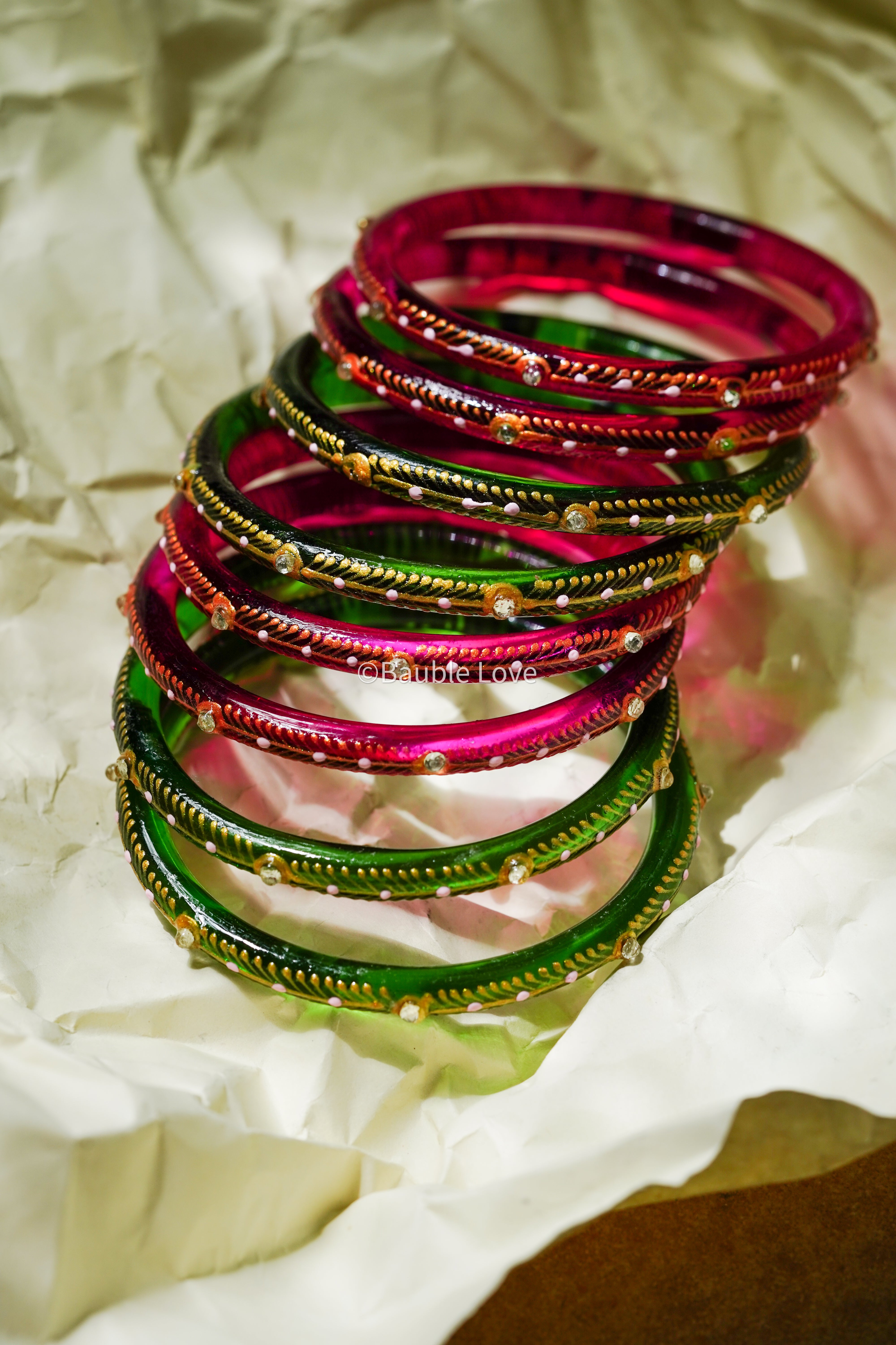 Jeevika Glass Bangle (Set of 2)