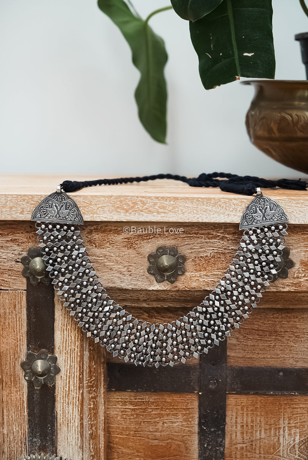 Runa Brass Necklace