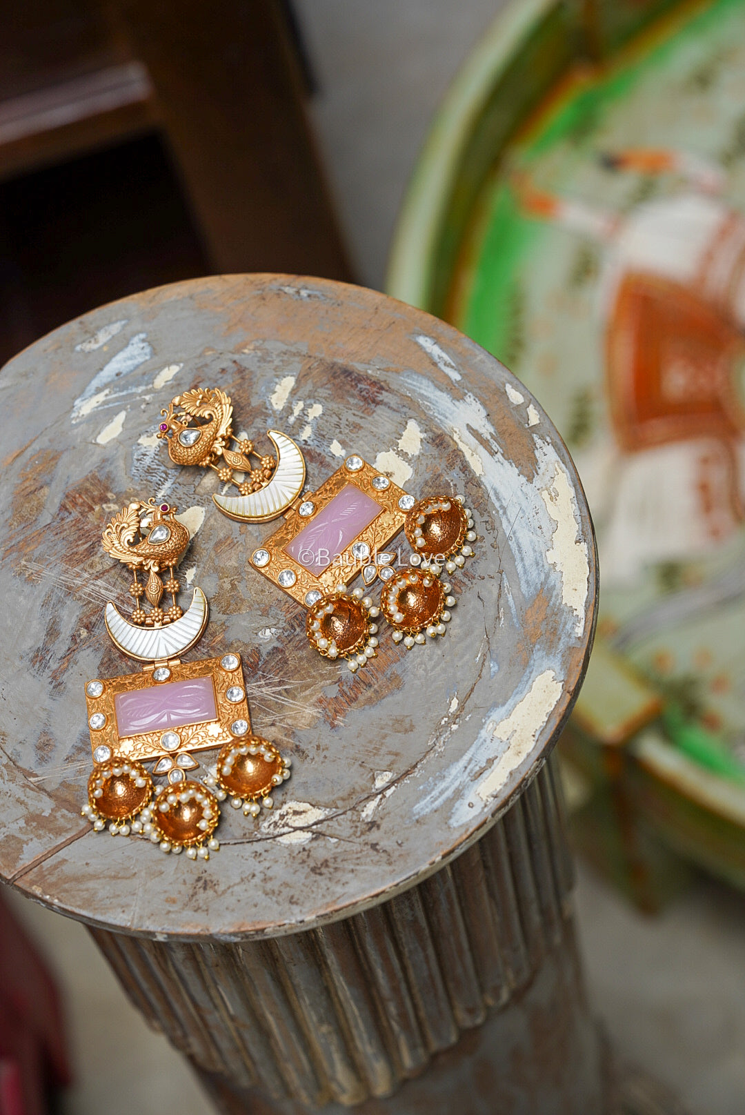 Melange Pink Earrings