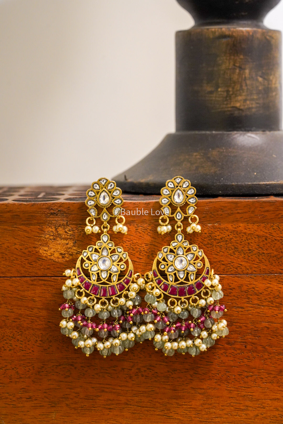 Vriksha Jadau Drop Earrings
