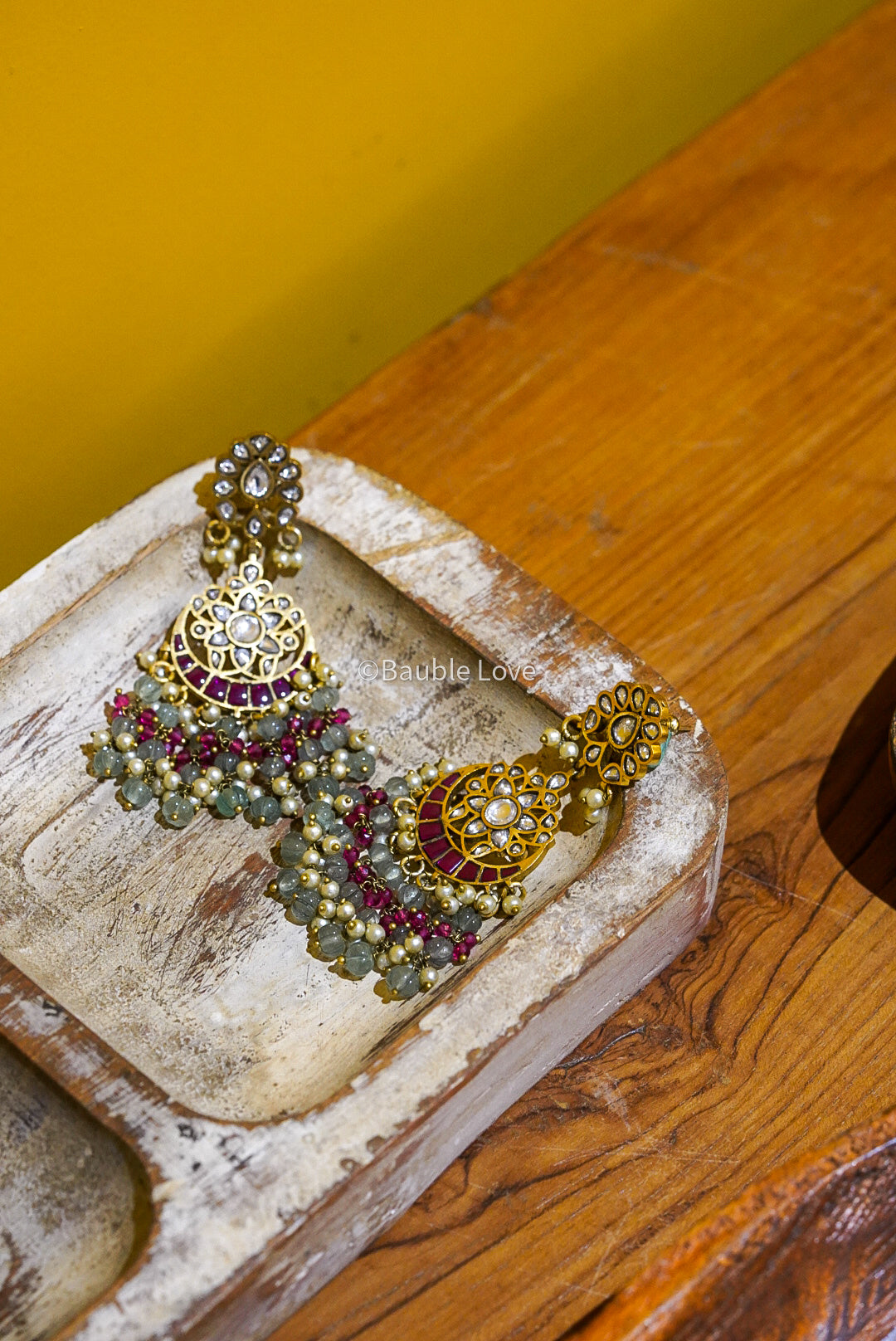 Vriksha Jadau Drop Earrings