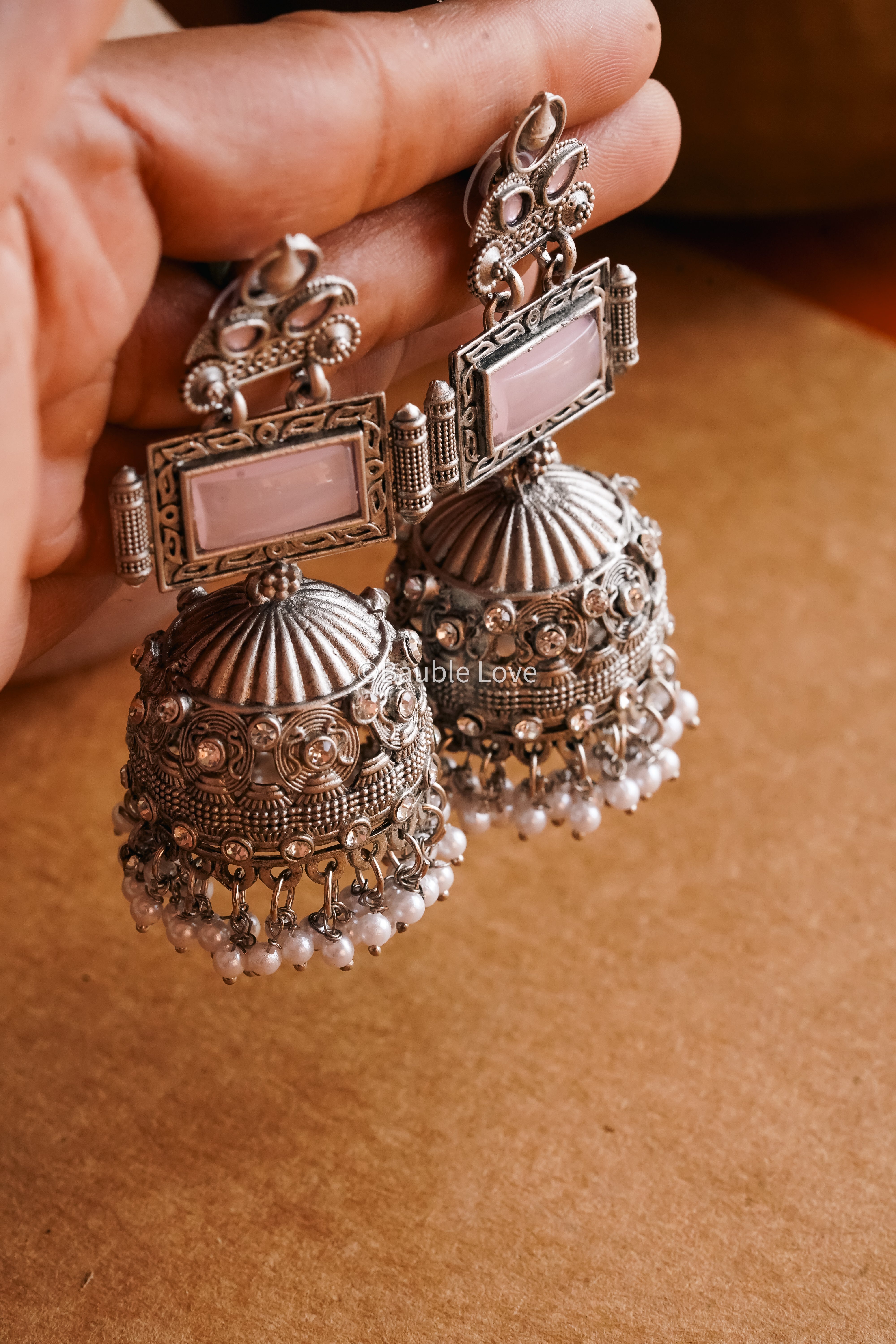 Manhoor Jhumka Earrings