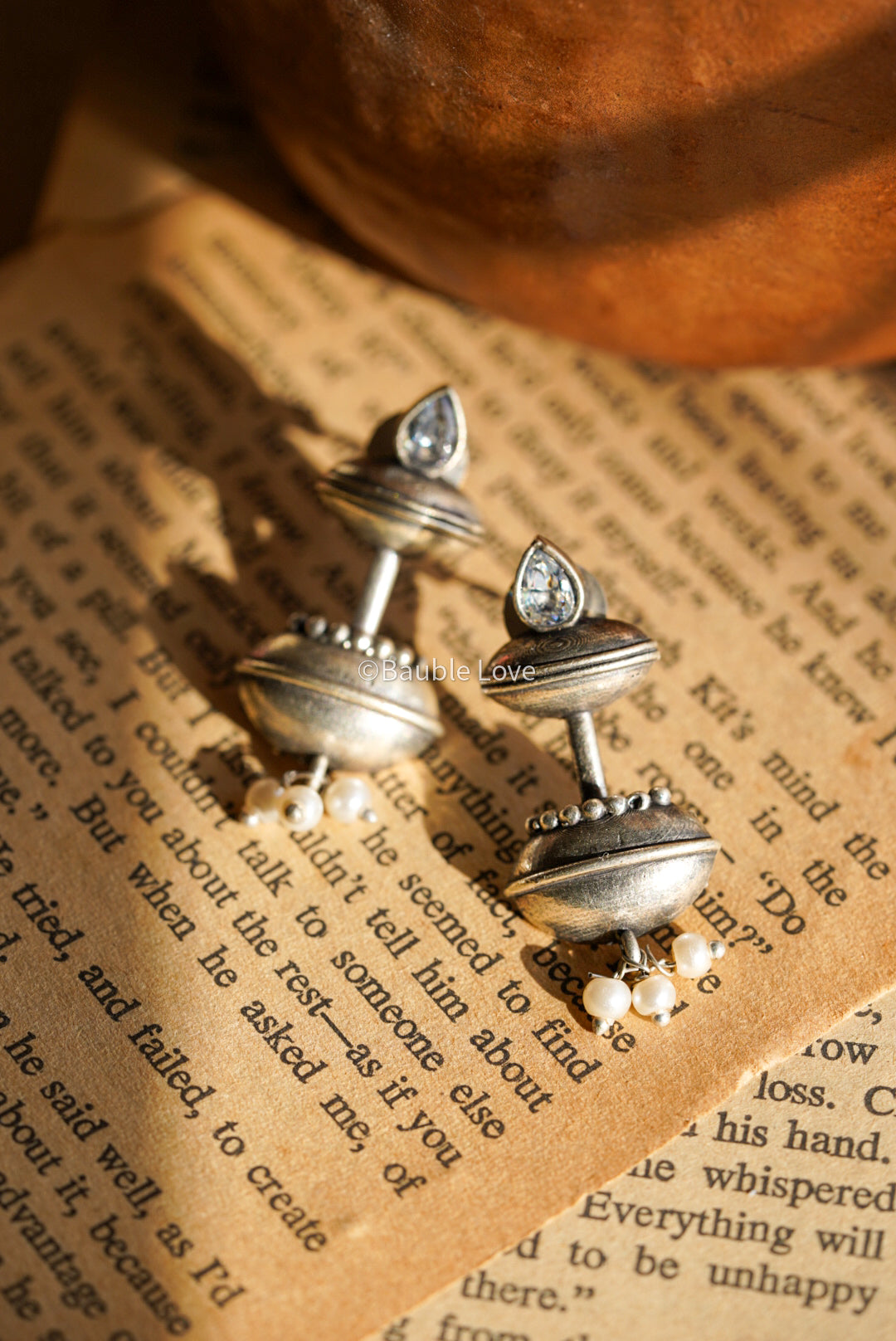 Silver Tribal Earrings