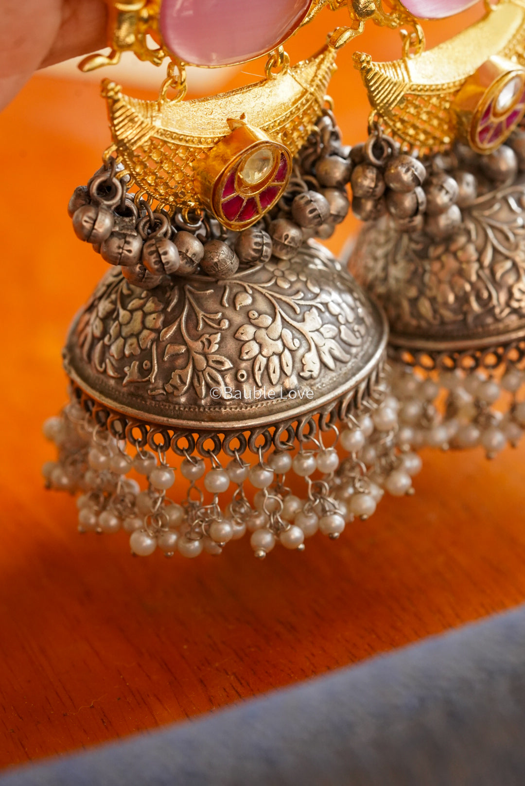 Festive Statement Jhumka Earrings