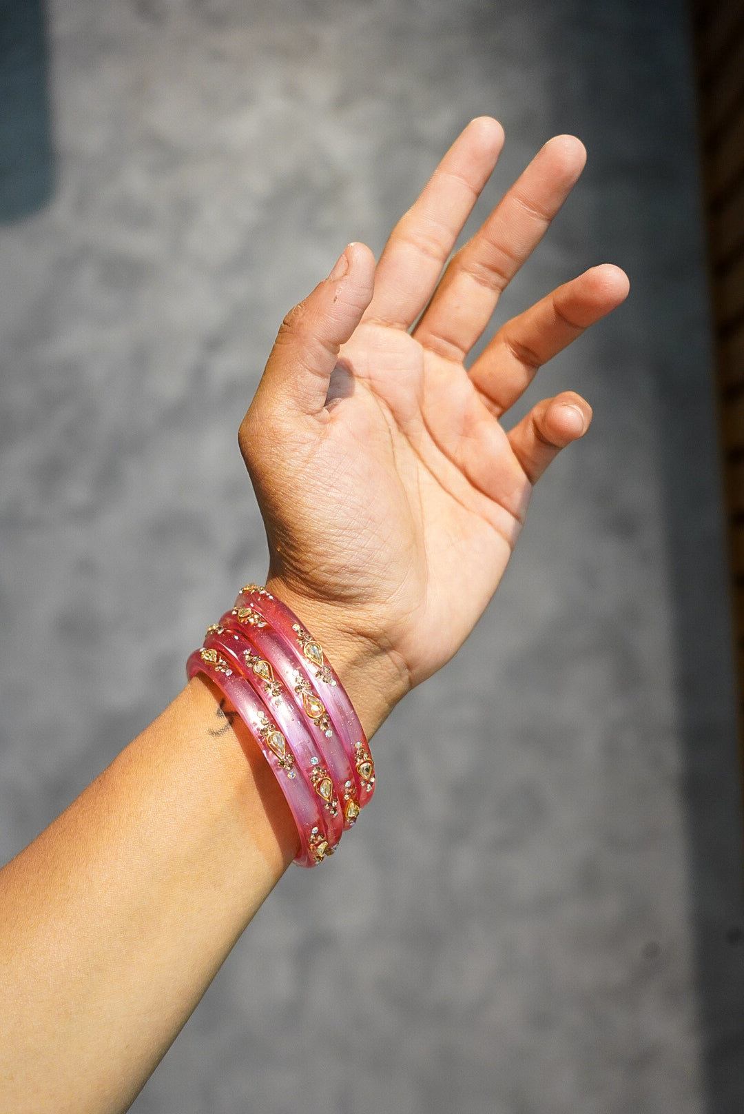 Nindya Glass Bangle (Set of 4)