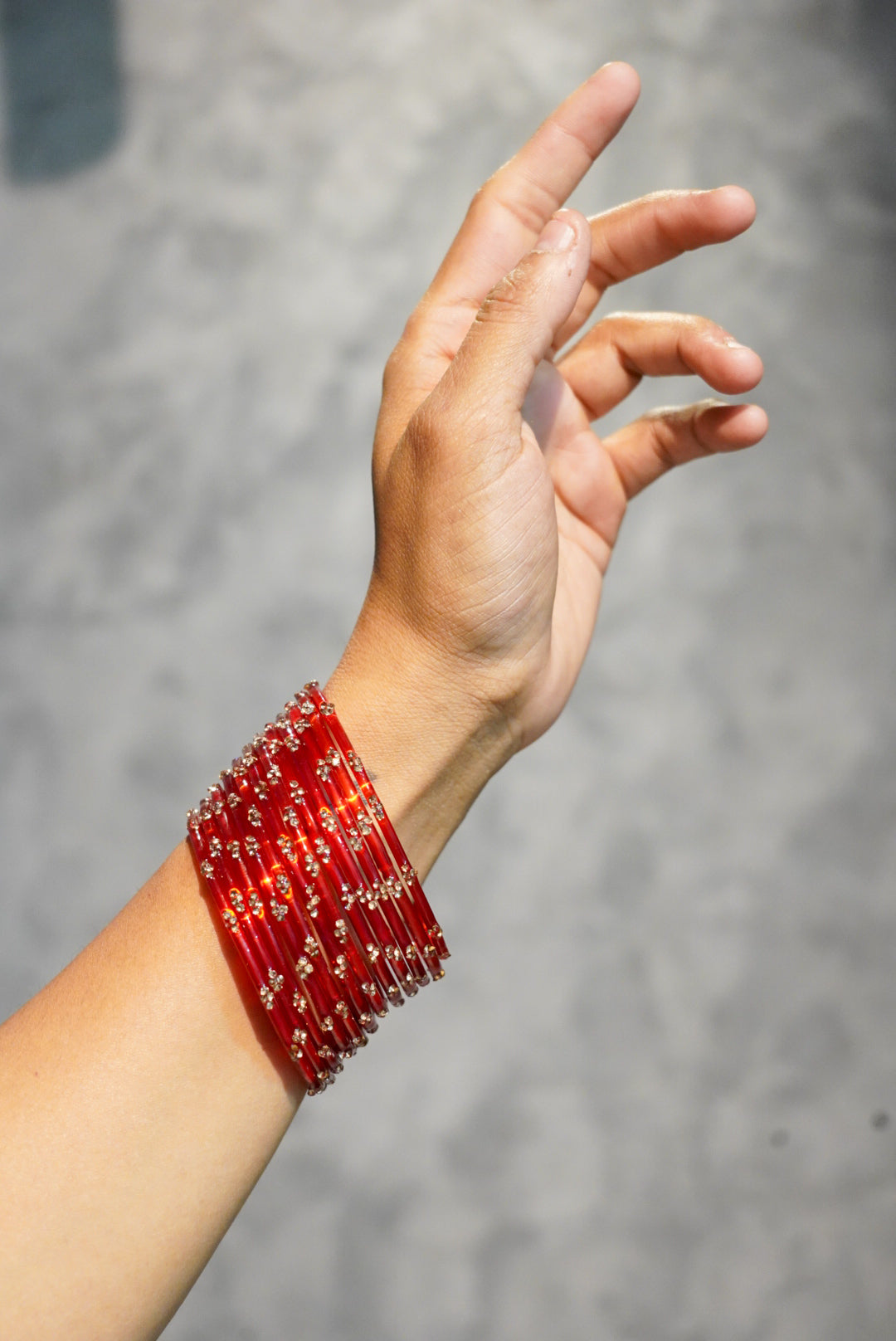 Gulsat Glass Bangle (Set of 12)